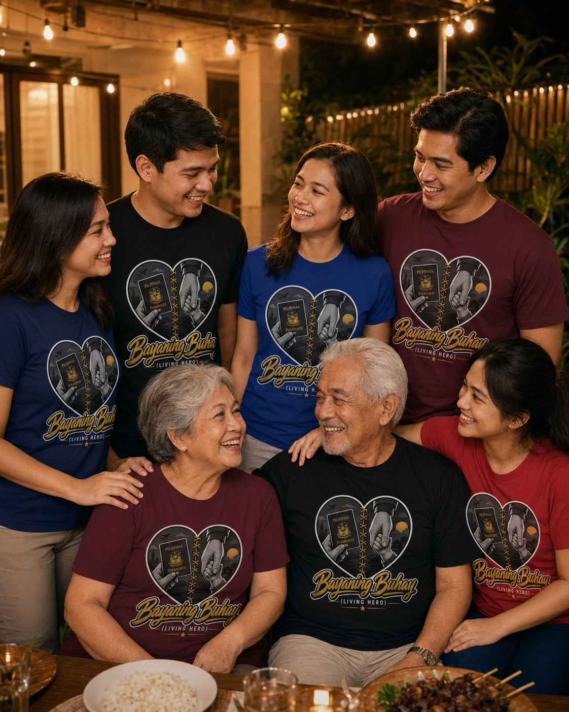 Bayaning Buhay Passport Graphic Tee — Filipino OFW Pride Shirt