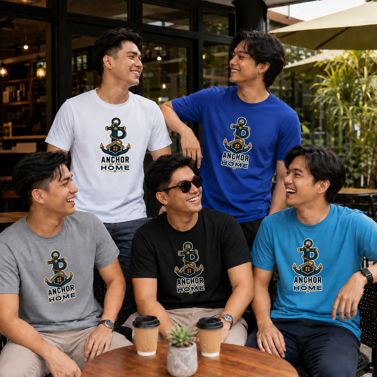 Anchor of the Home Filipino T-Shirt — Anchor, Rope & Home Design for OFWs, Dads & Seafarers