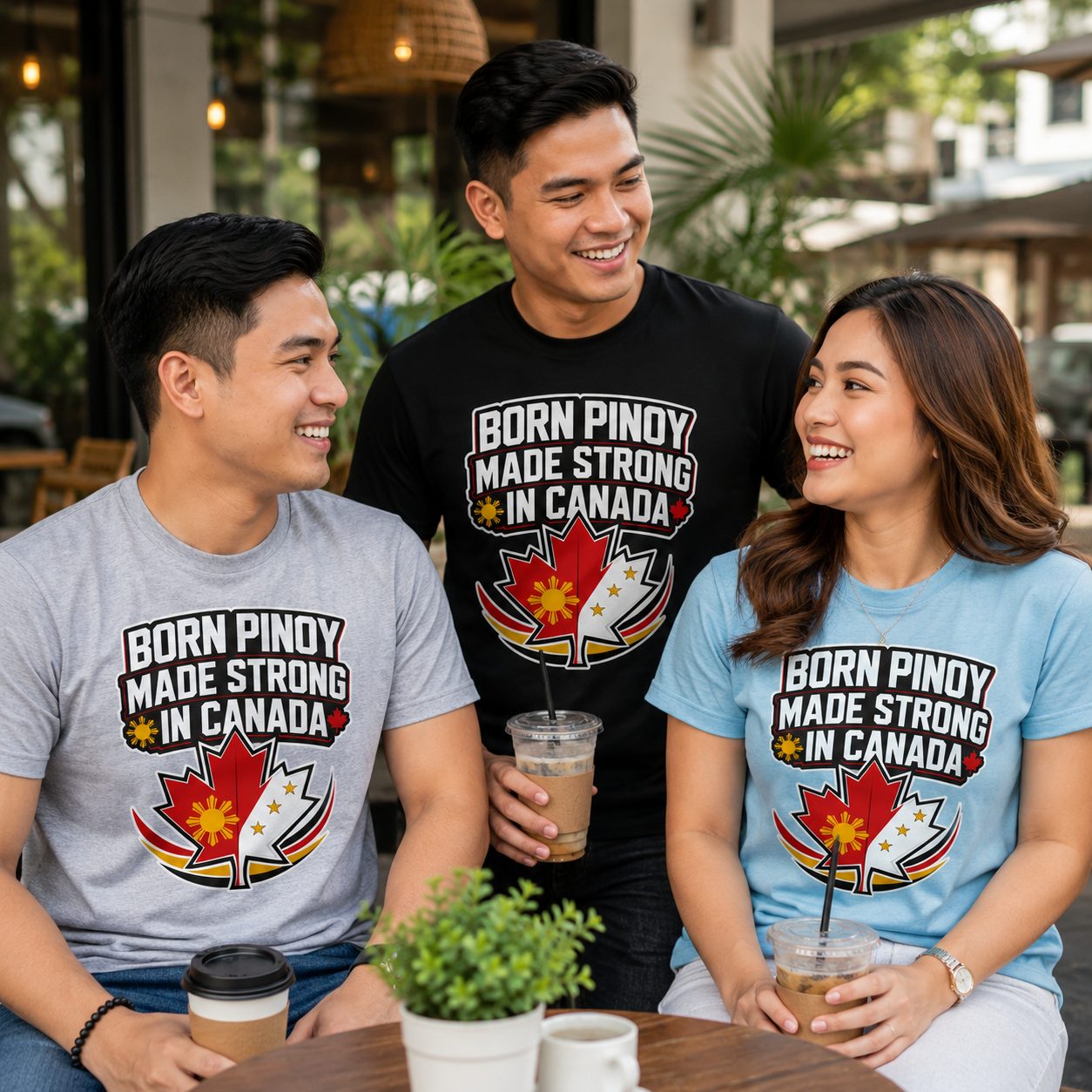 Born Pinoy, Made Strong in Canada — Filipino-Canadian Pride Tee