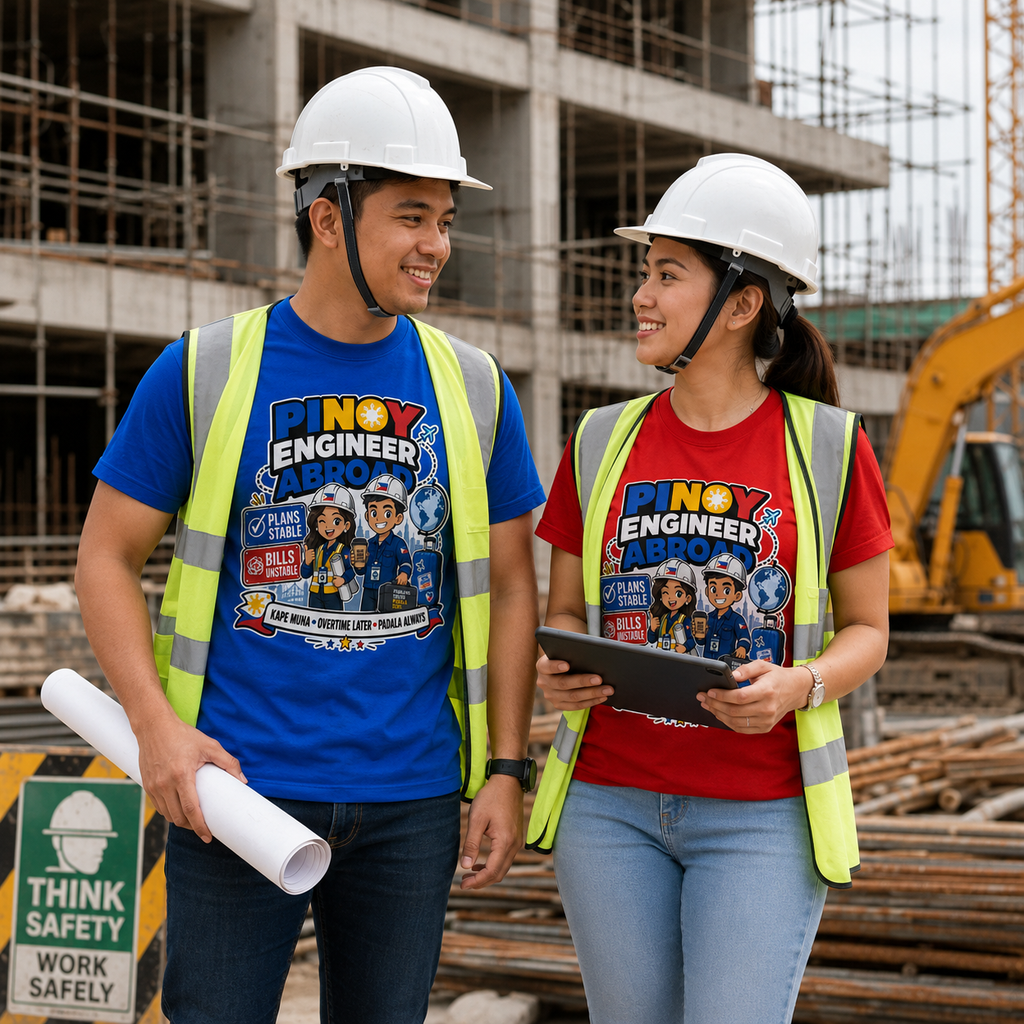 Plans Stable, Bills Unstable — Funny Filipino Engineer OFW Tee