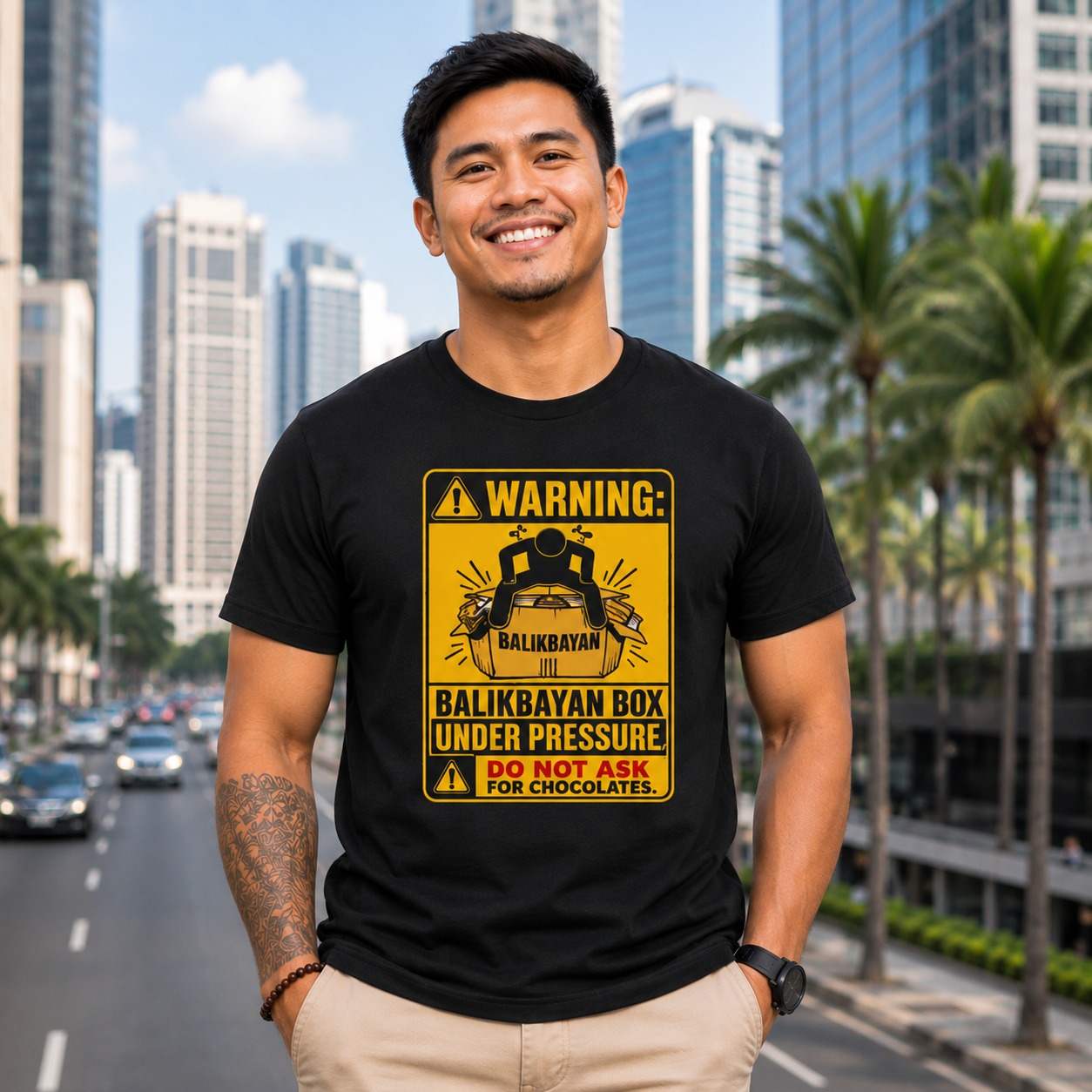 Do Not Ask Me for Chocolates — Funny Balikbayan Box Tee