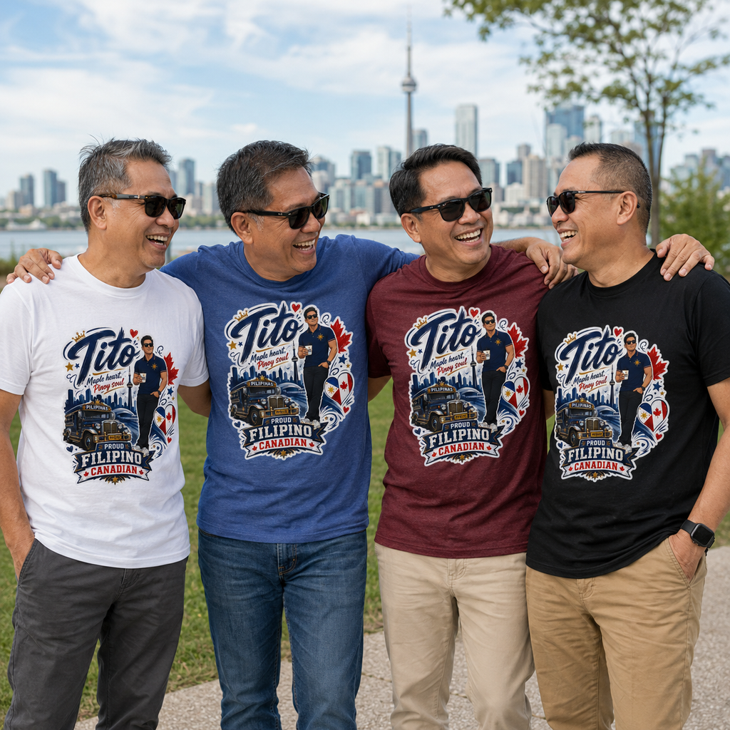 Tito Proud Filipino Canadian T-Shirt – Maple Heart Pinoy Soul Tee