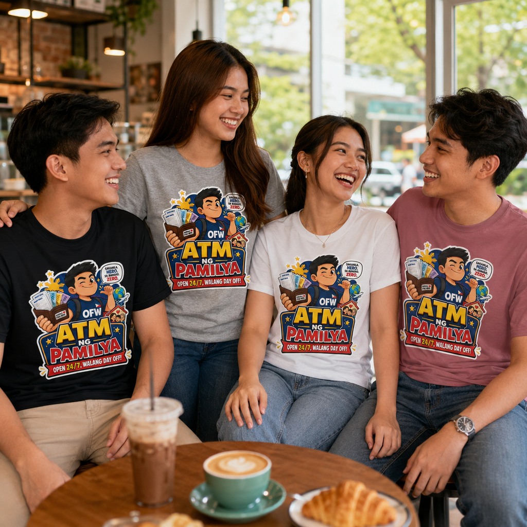 Funny OFW T-Shirt – ATM ng Pamilya Filipino Overseas Worker Shirt