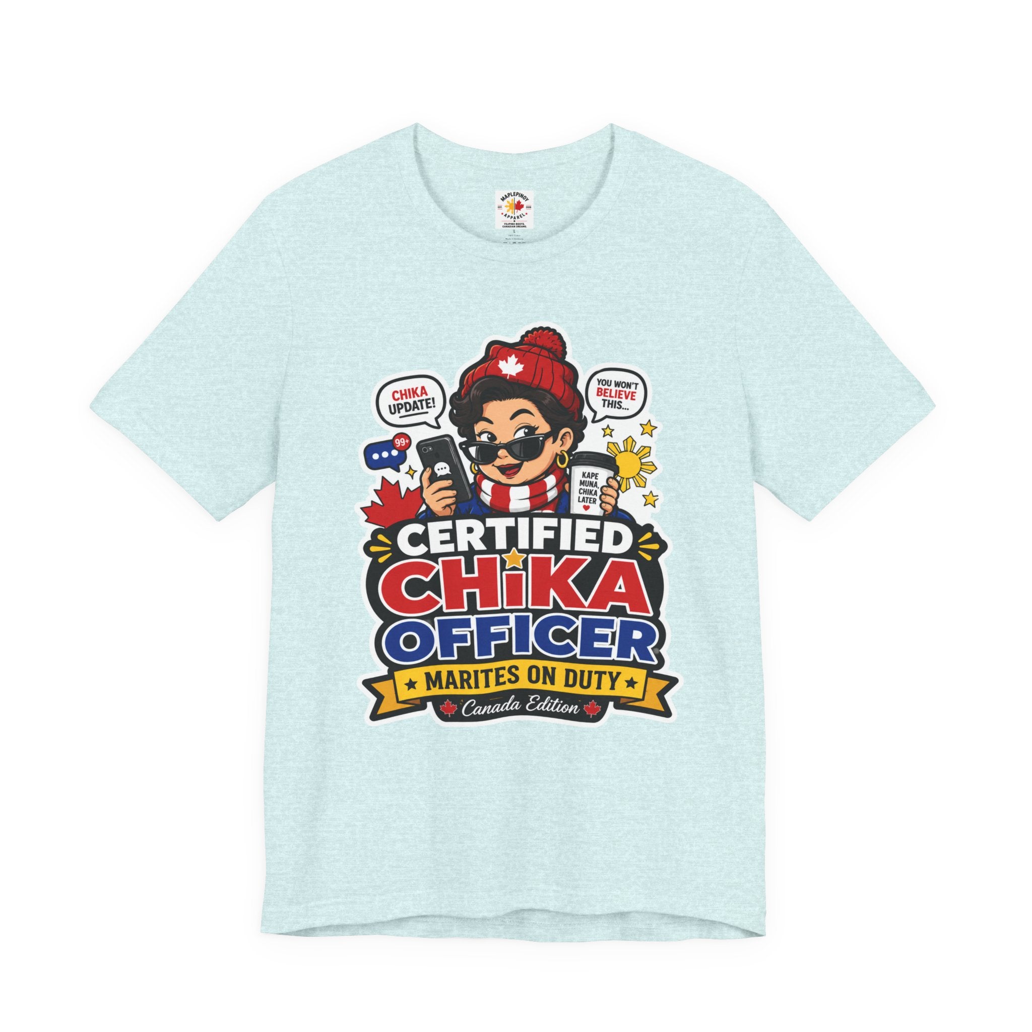 Certified Chika Officer — Funny Filipino Pride Tee