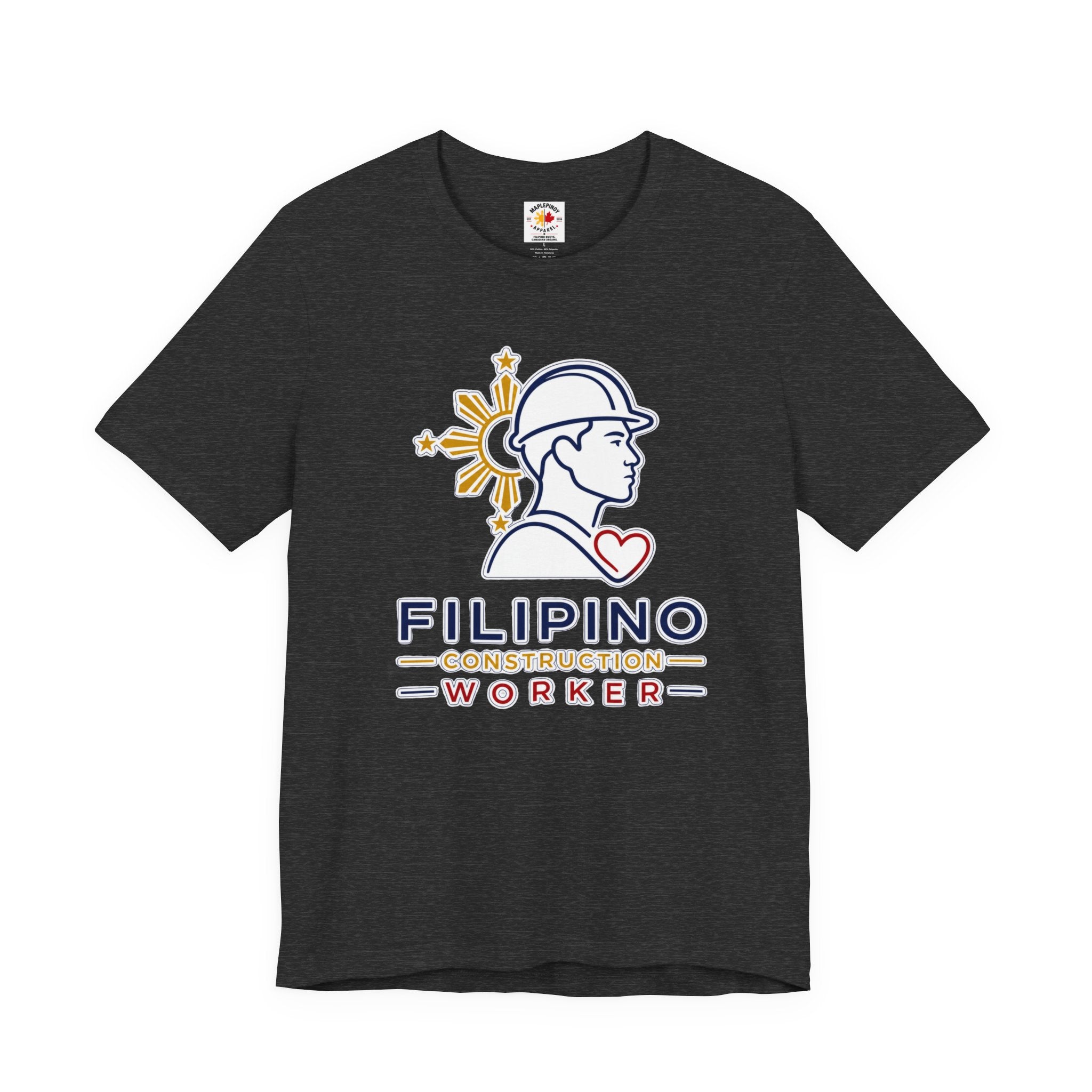 Kayod Para sa Pamilya — Filipino Construction Worker Pride Tee