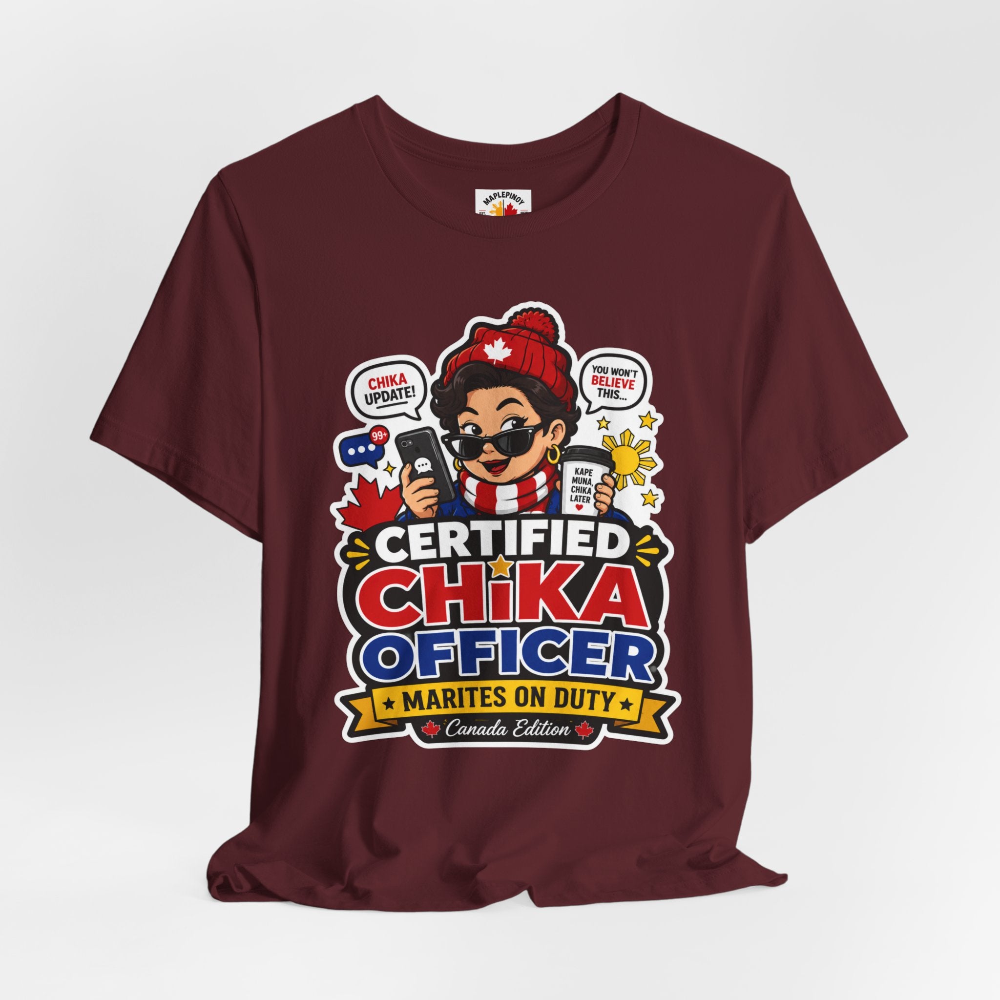 Certified Chika Officer — Funny Filipino Pride Tee