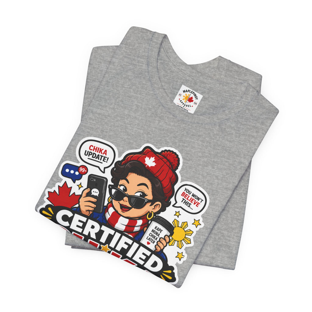 Certified Chika Officer — Funny Filipino Pride Tee