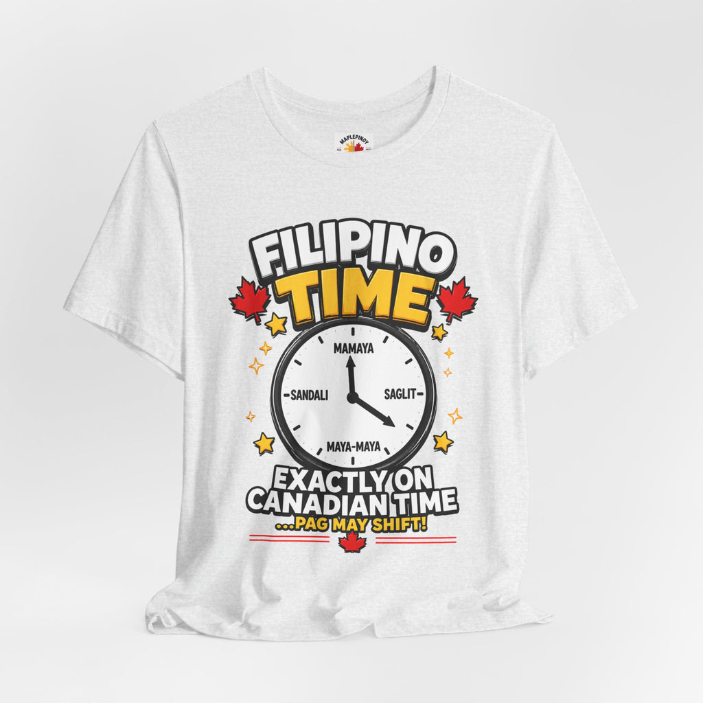Filipino Time — Funny Pinoy Canadian Clock Tee
