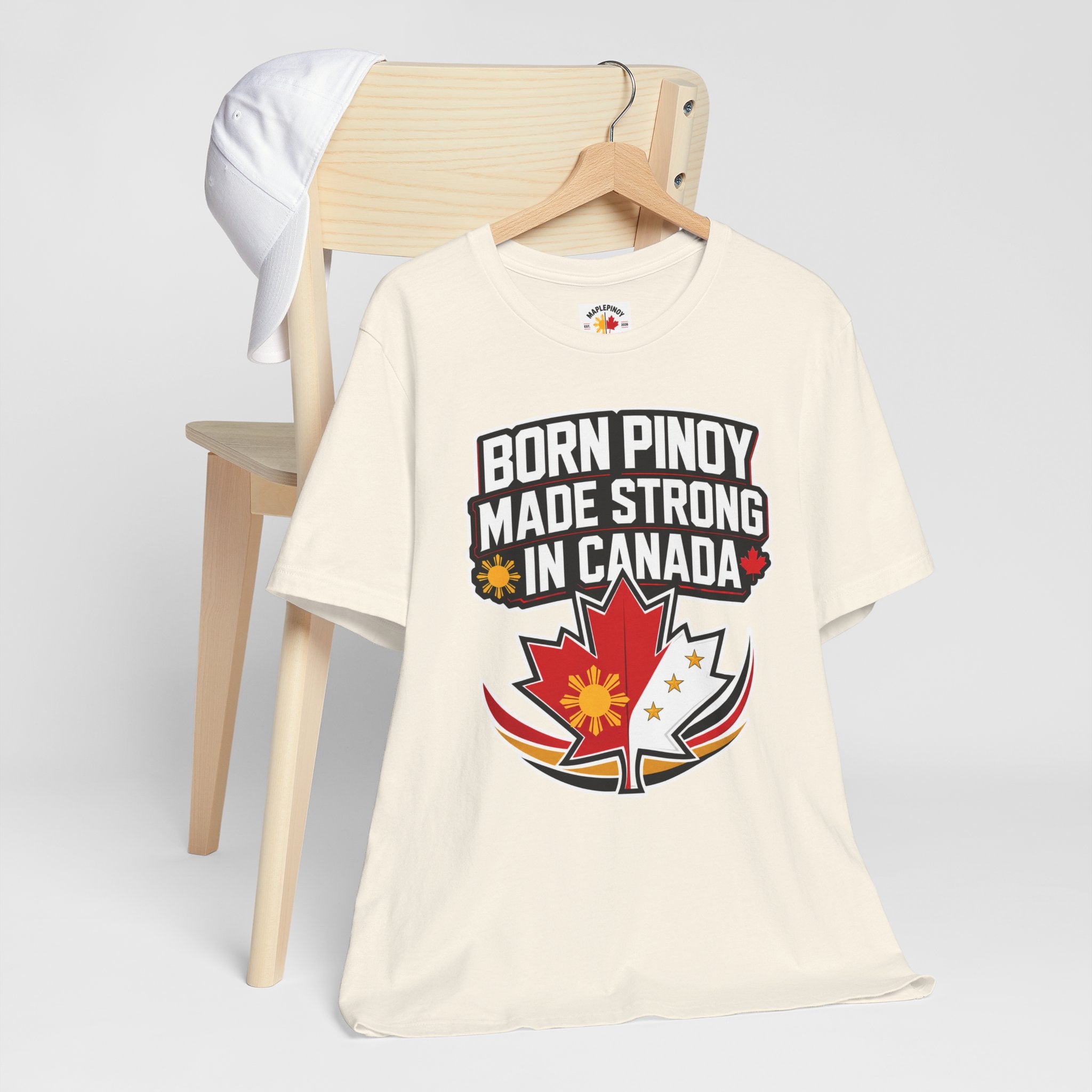 Born Pinoy, Made Strong in Canada — Filipino-Canadian Pride Tee