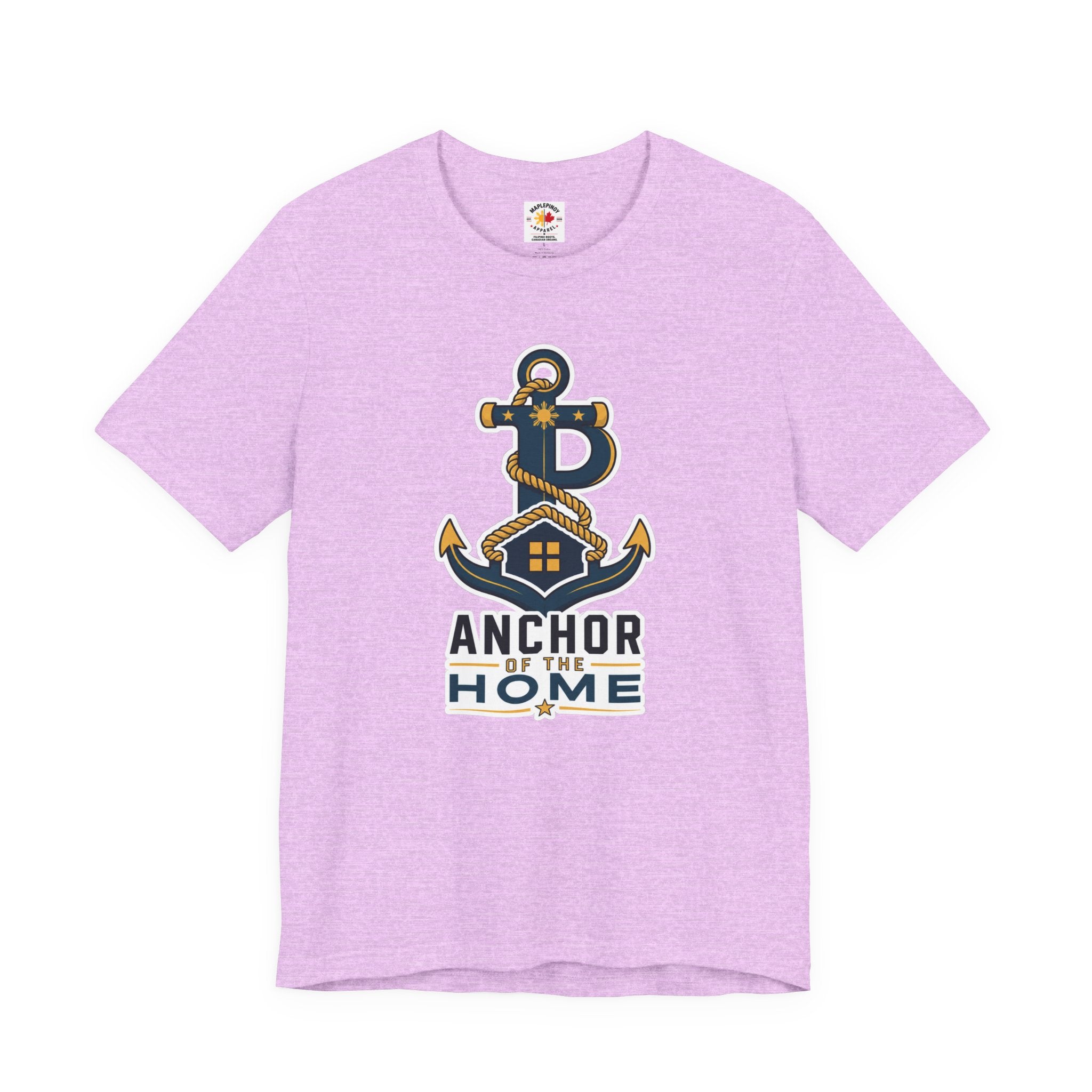 Anchor of the Home Filipino T-Shirt — Anchor, Rope & Home Design for OFWs, Dads & Seafarers
