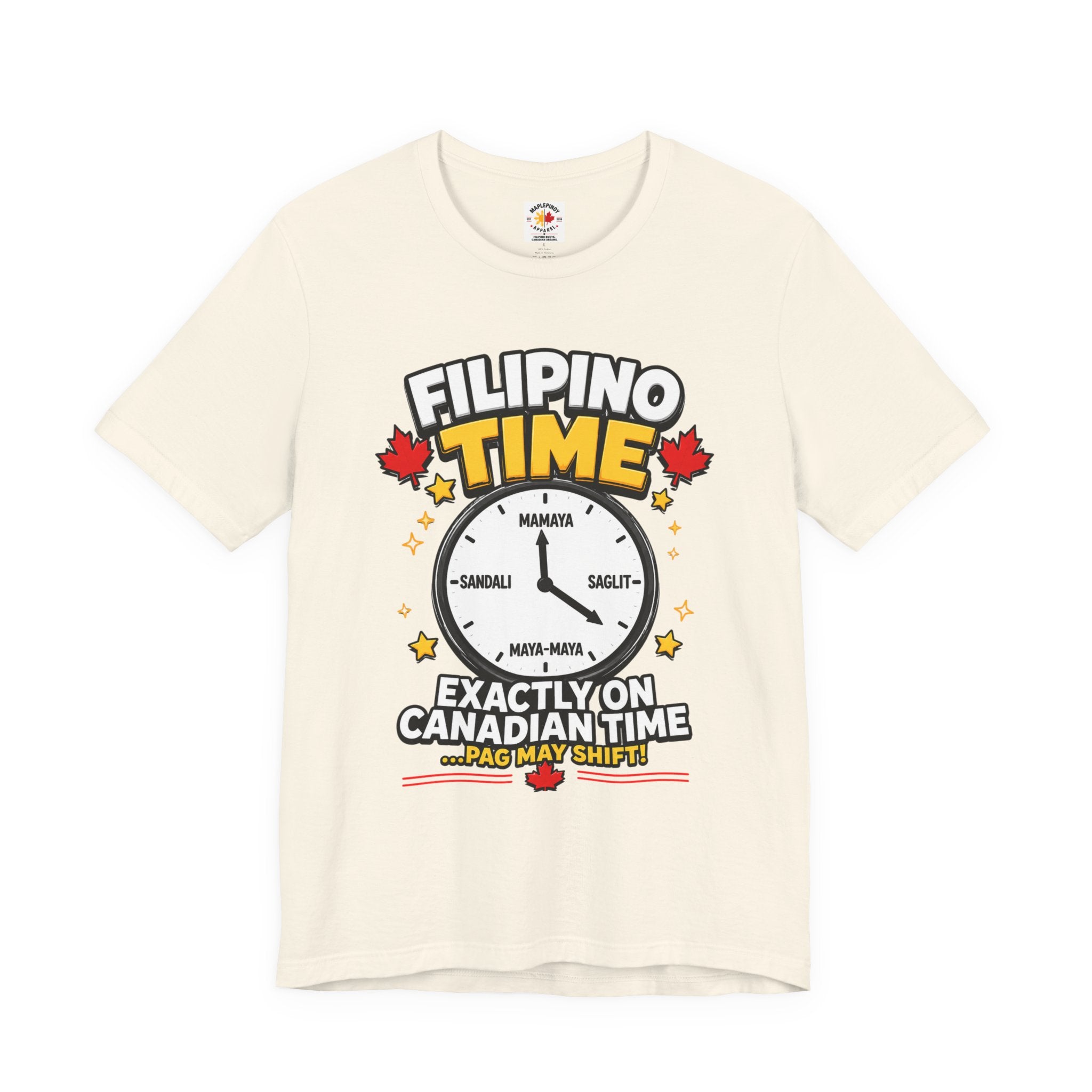 Filipino Time — Funny Pinoy Canadian Clock Tee