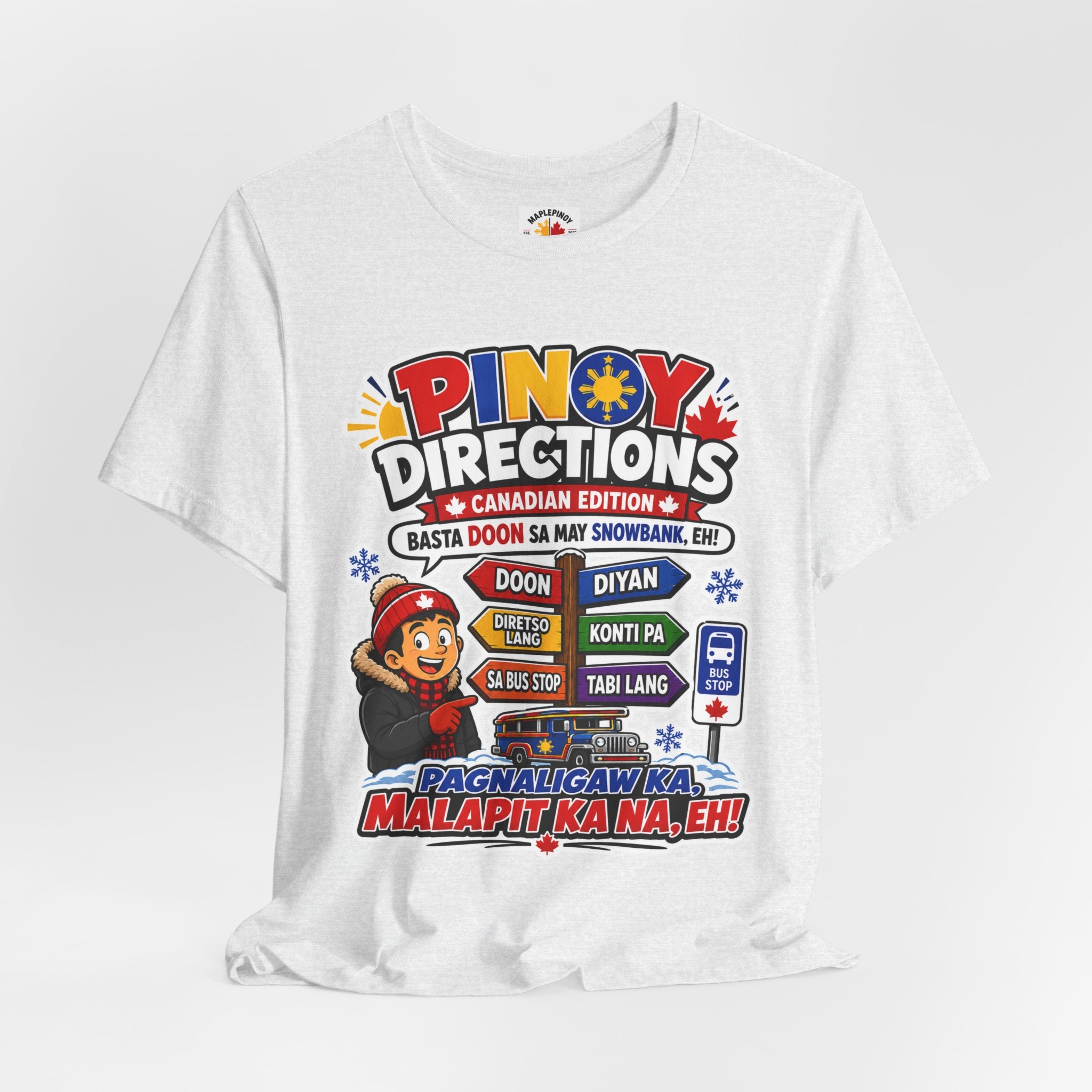 Pinoy Directions: Canadian Edition — Funny Filipino Tee