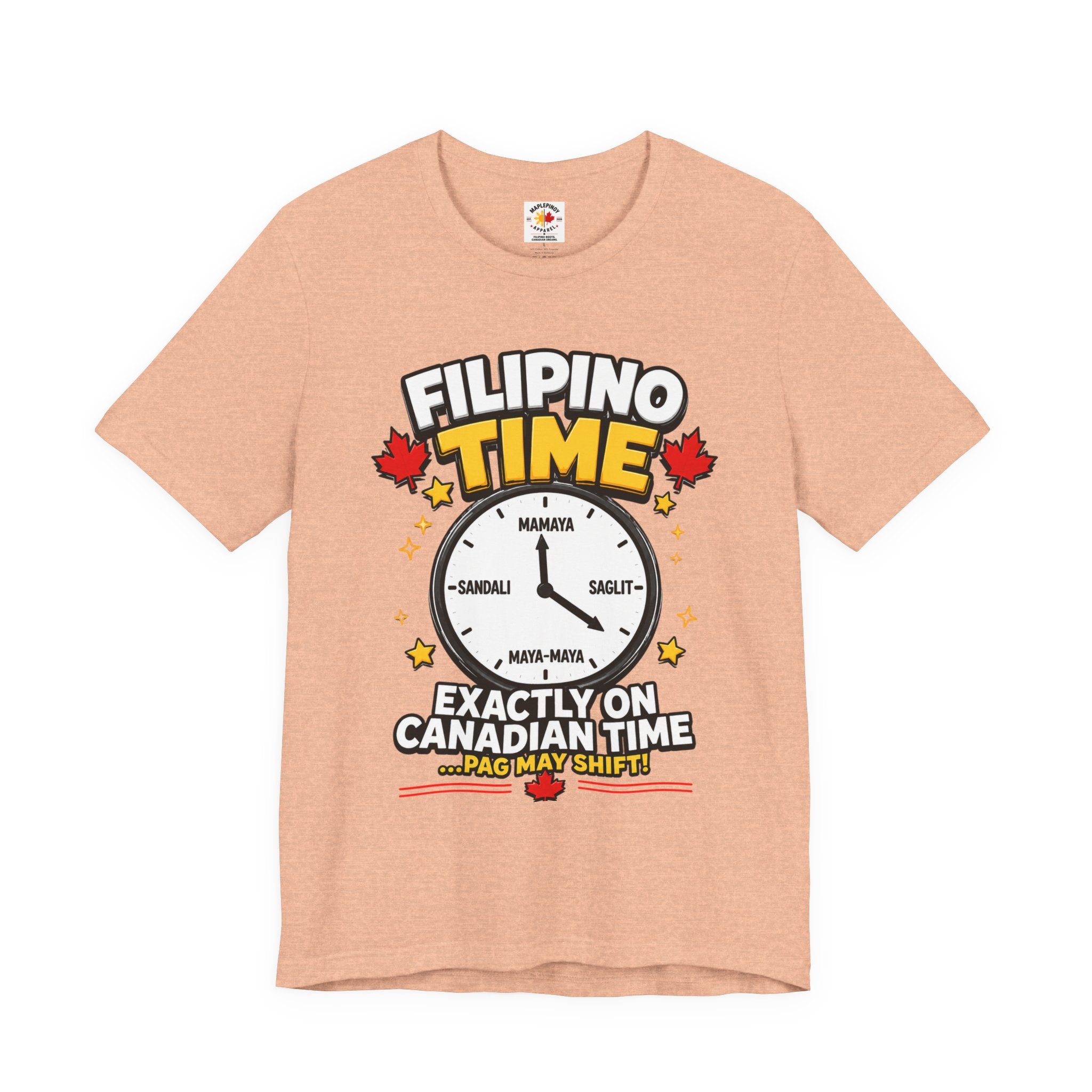 Filipino Time — Funny Pinoy Canadian Clock Tee
