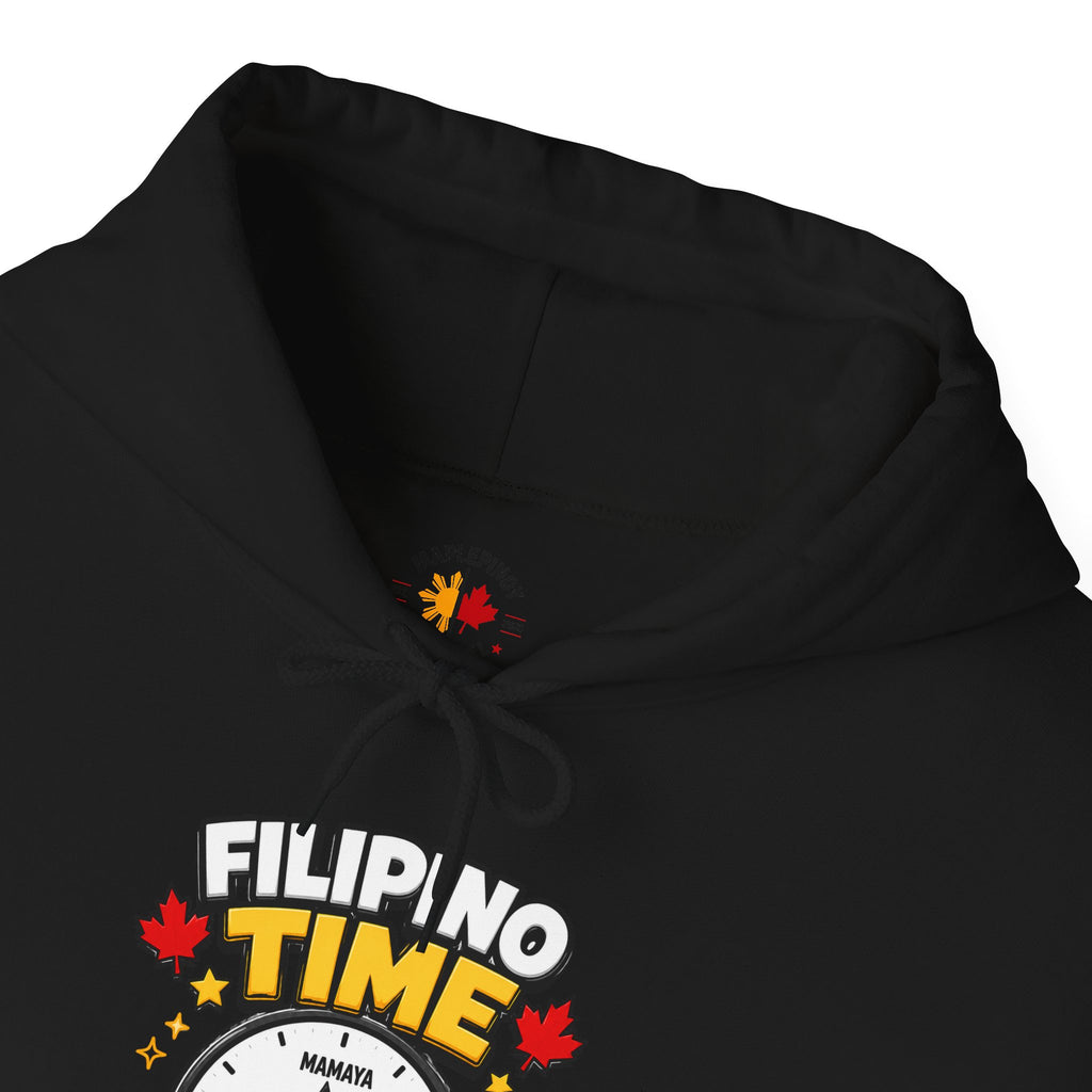 Filipino Time — Funny Pinoy Canadian Graphic Hoodie