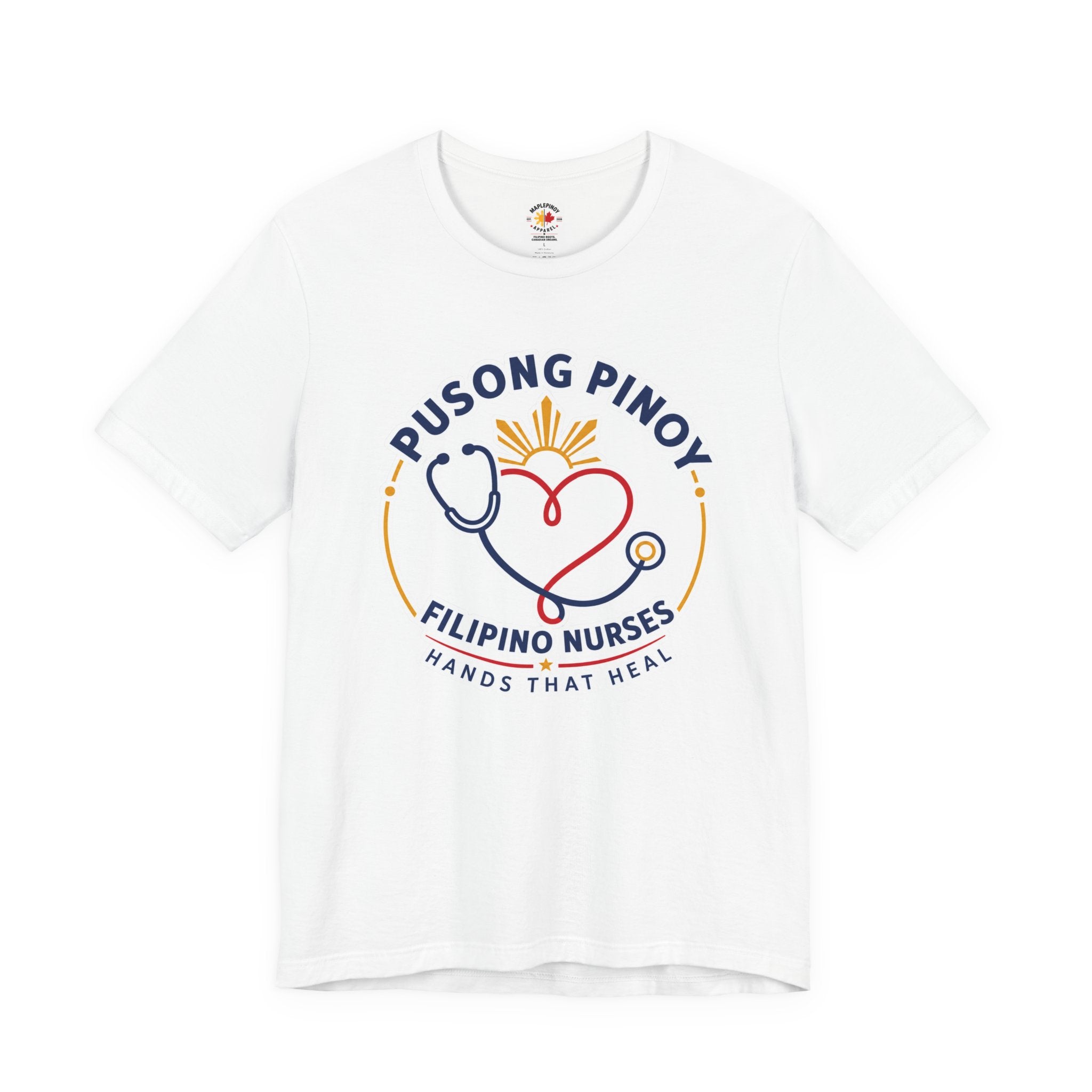 Pusong Pinoy, Hands That Heal — Filipino Nurse Pride Shirt