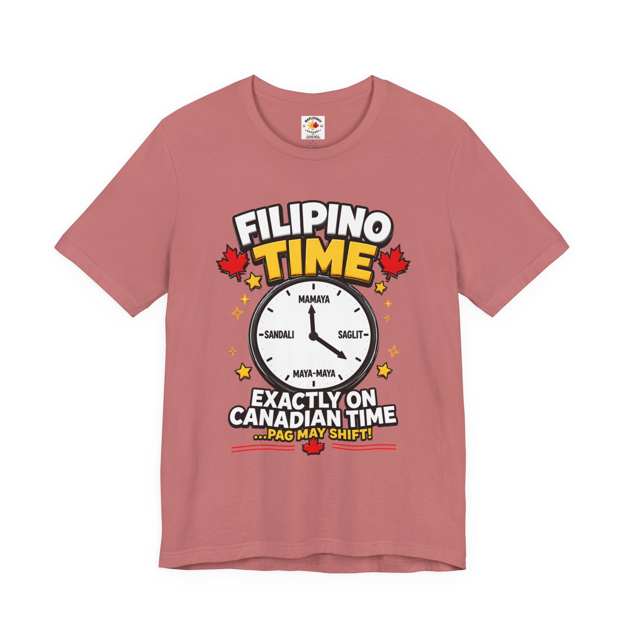 Filipino Time — Funny Pinoy Canadian Clock Tee