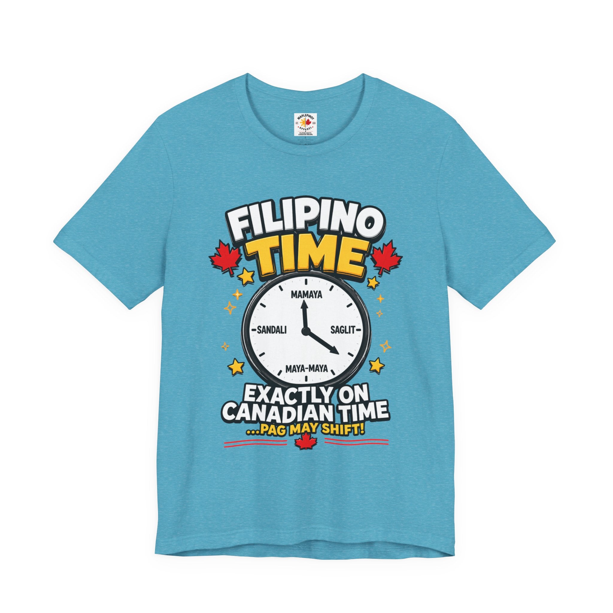 Filipino Time — Funny Pinoy Canadian Clock Tee