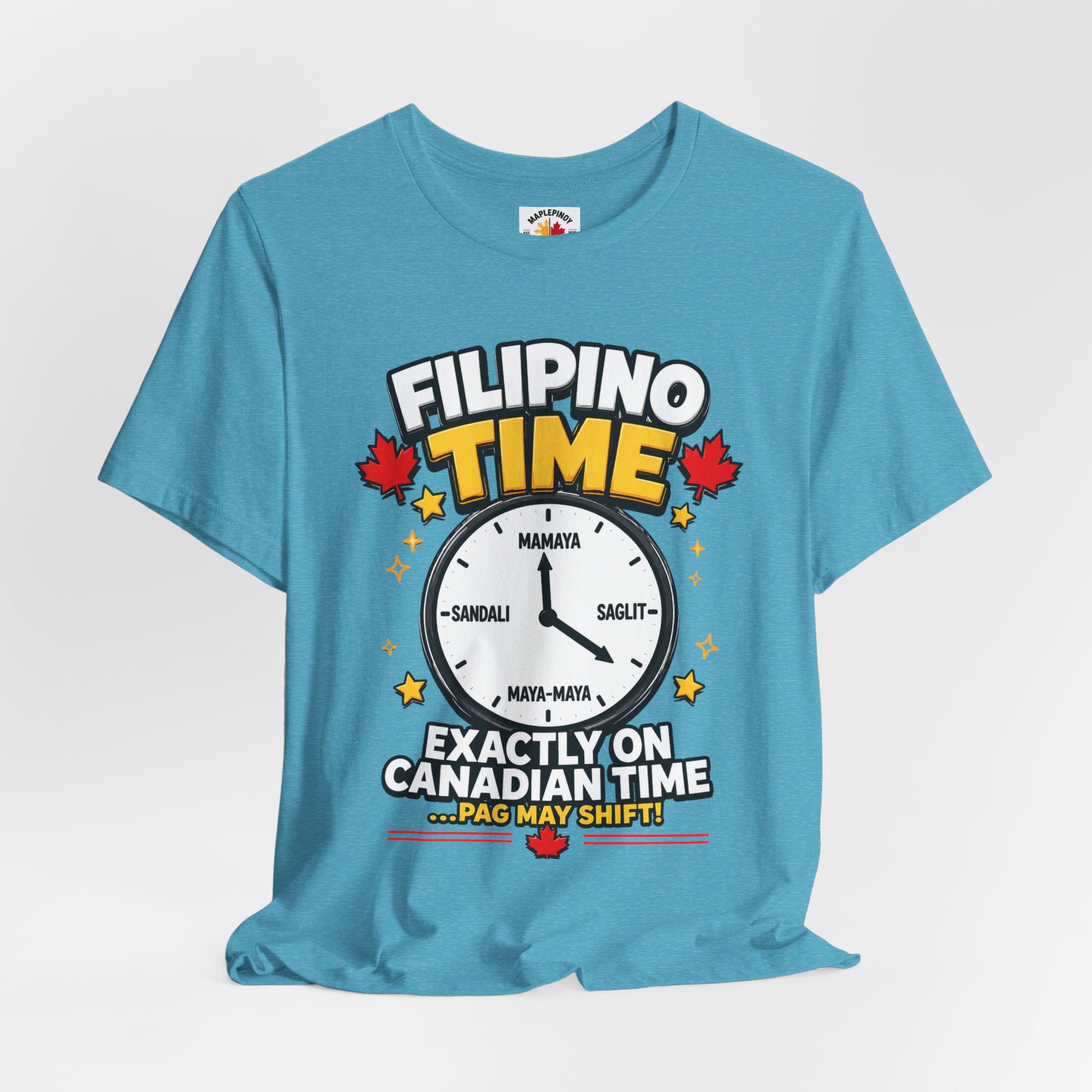 Filipino Time — Funny Pinoy Canadian Clock Tee