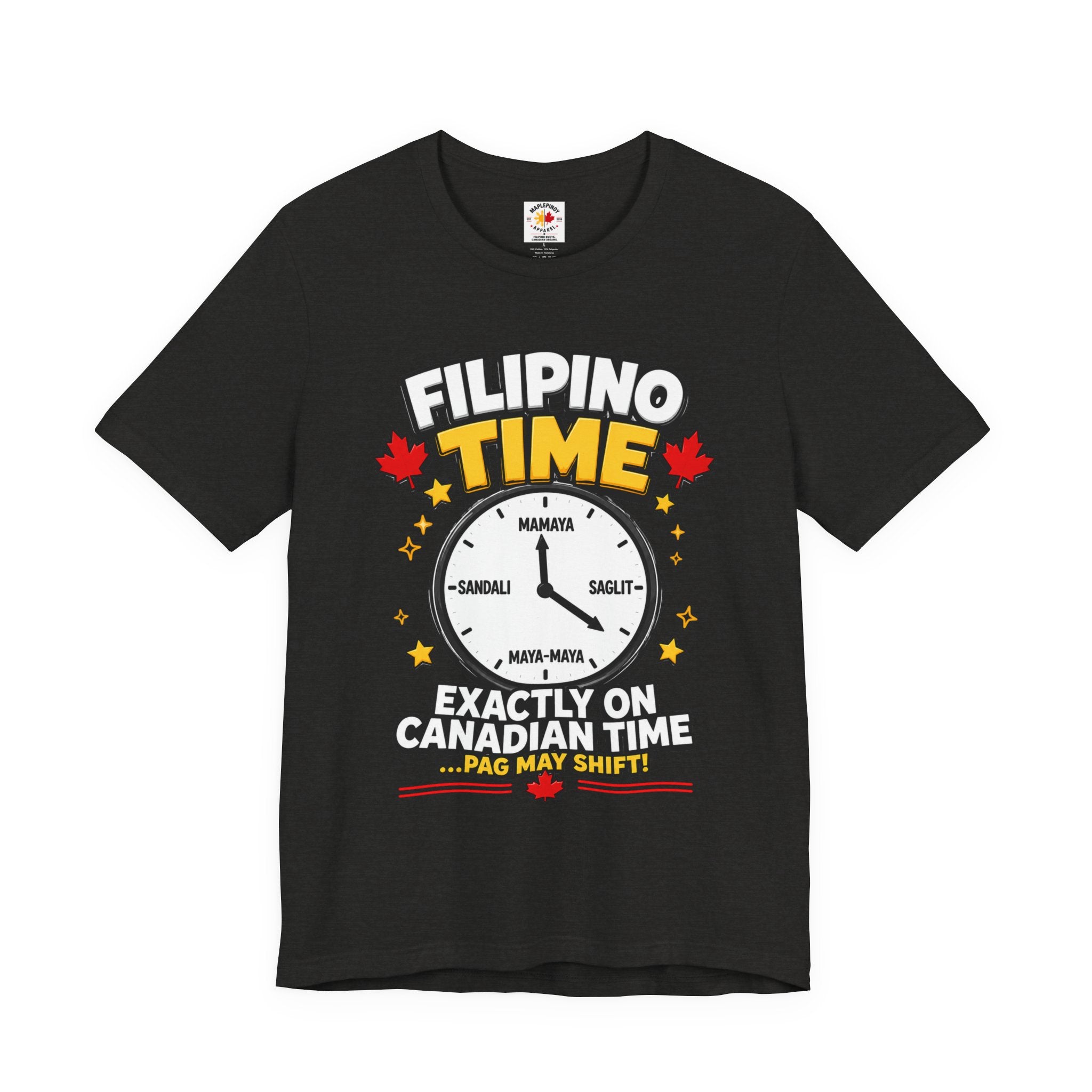 Filipino Time — Funny Pinoy Canadian Clock Tee