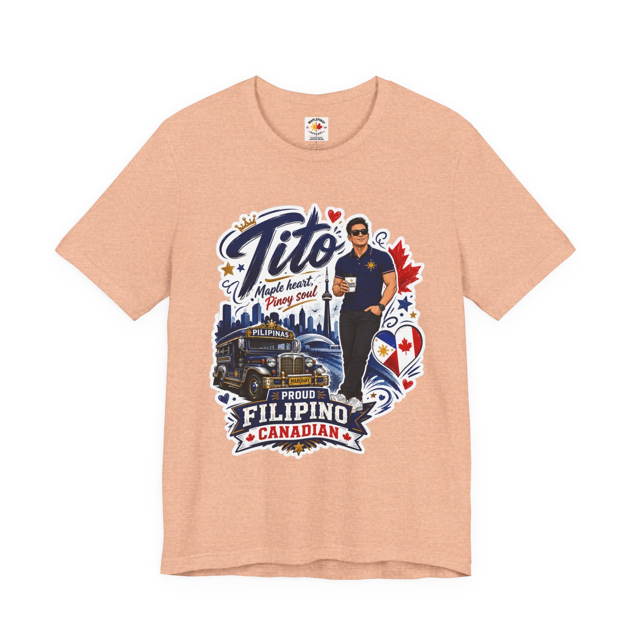 Tito Proud Filipino Canadian T-Shirt – Maple Heart Pinoy Soul Tee