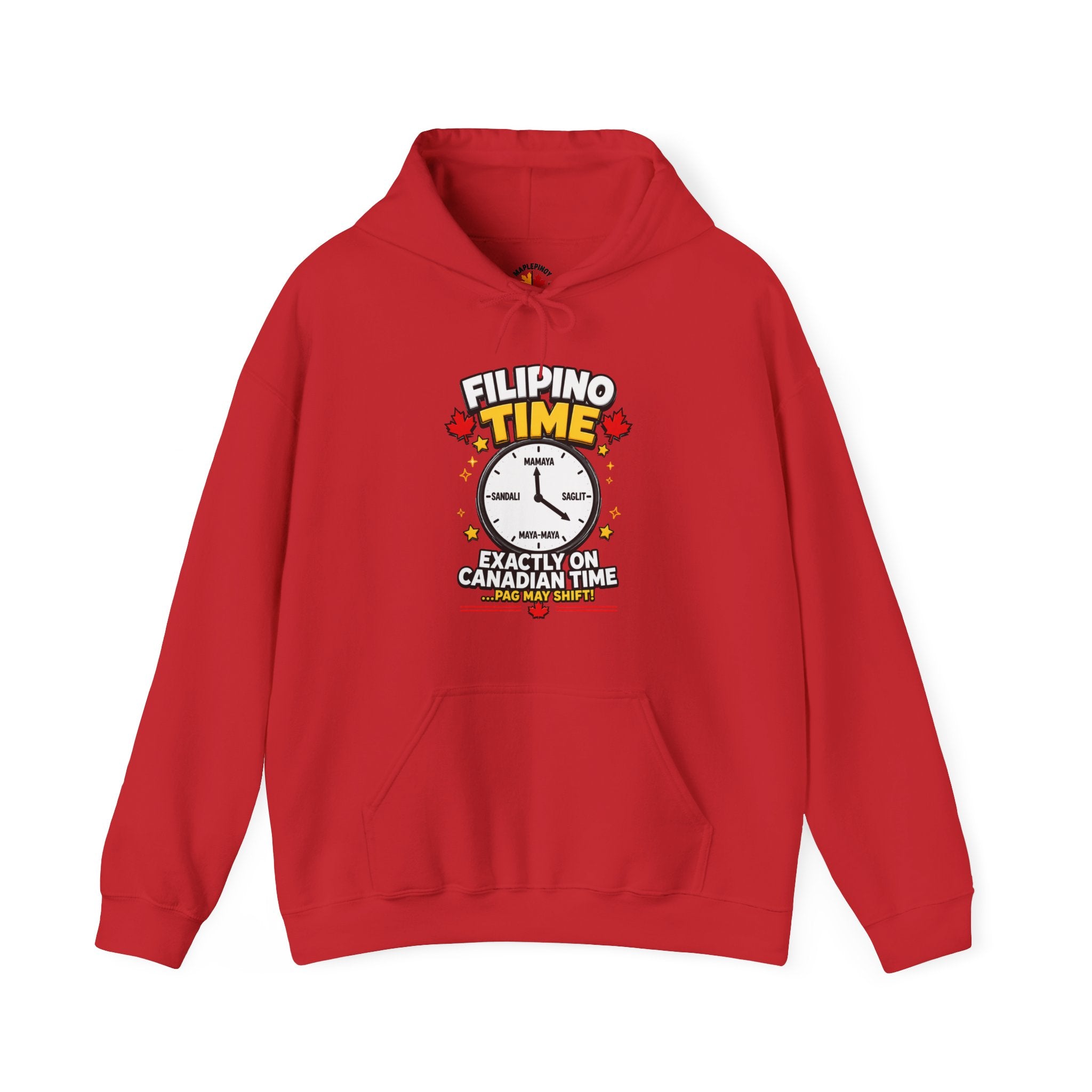 Filipino Time — Funny Pinoy Canadian Graphic Hoodie