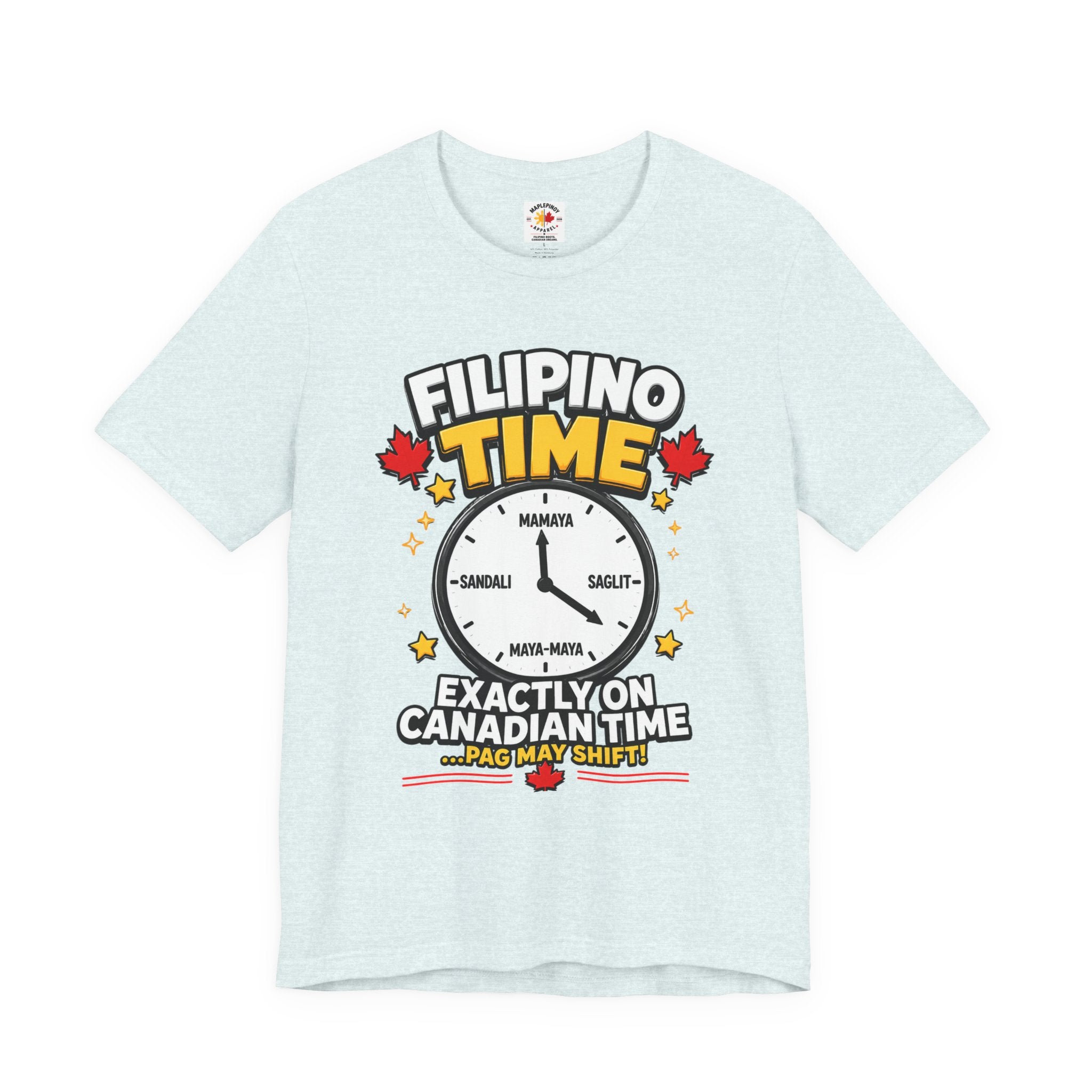 Filipino Time — Funny Pinoy Canadian Clock Tee