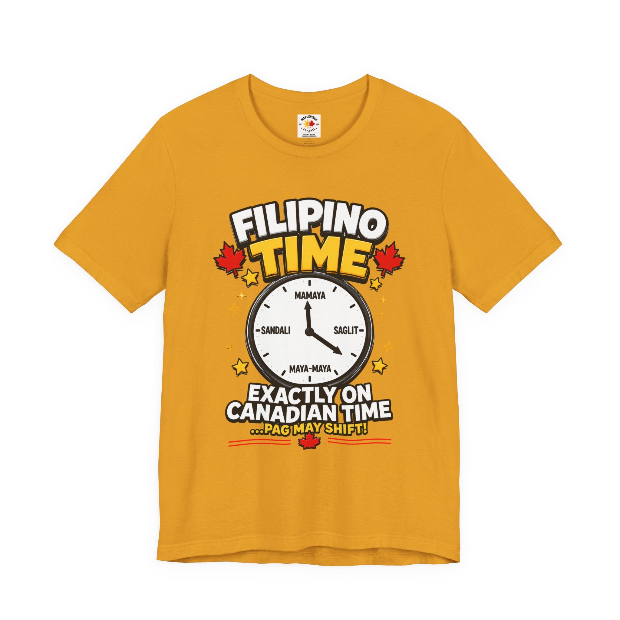 Filipino Time — Funny Pinoy Canadian Clock Tee