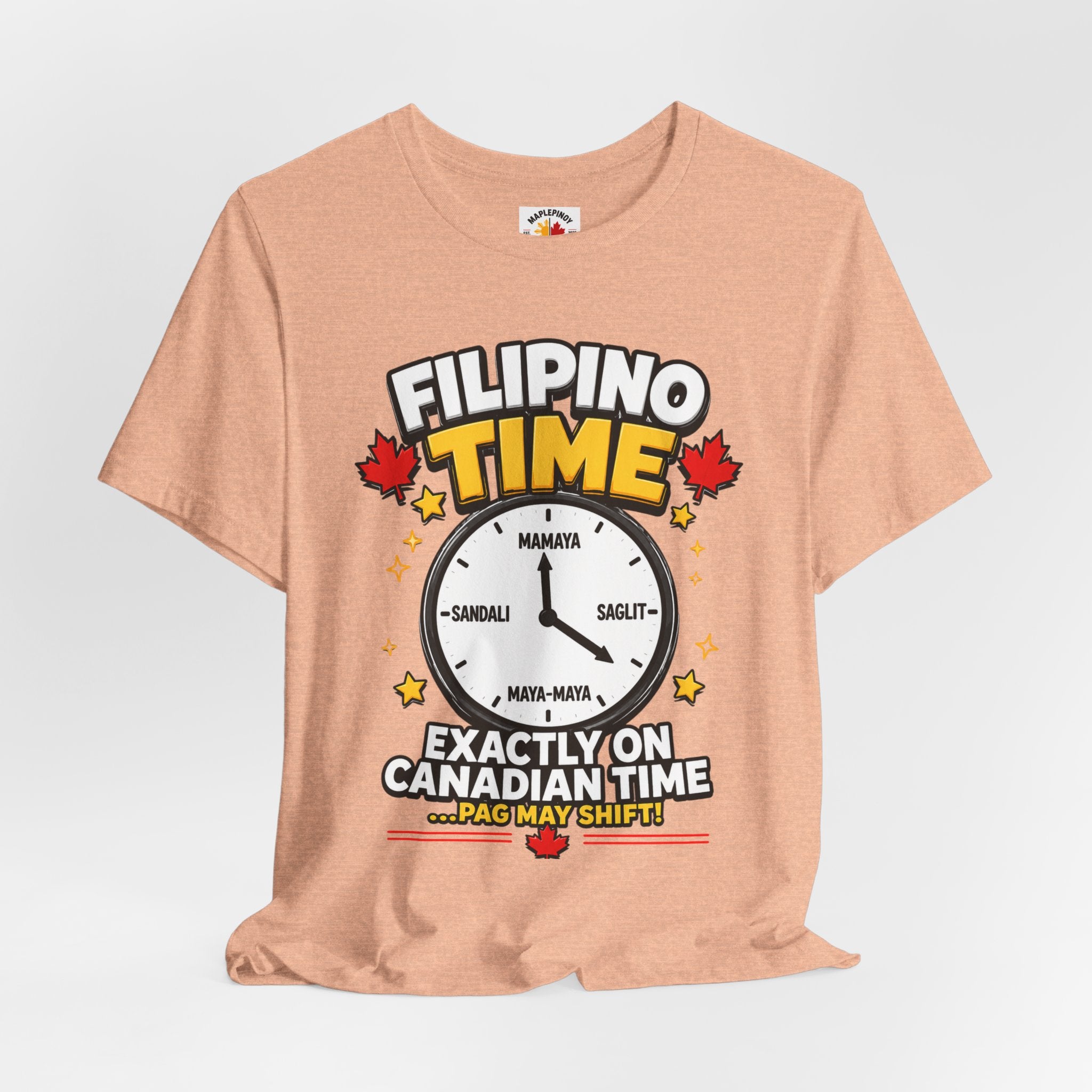 Filipino Time — Funny Pinoy Canadian Clock Tee