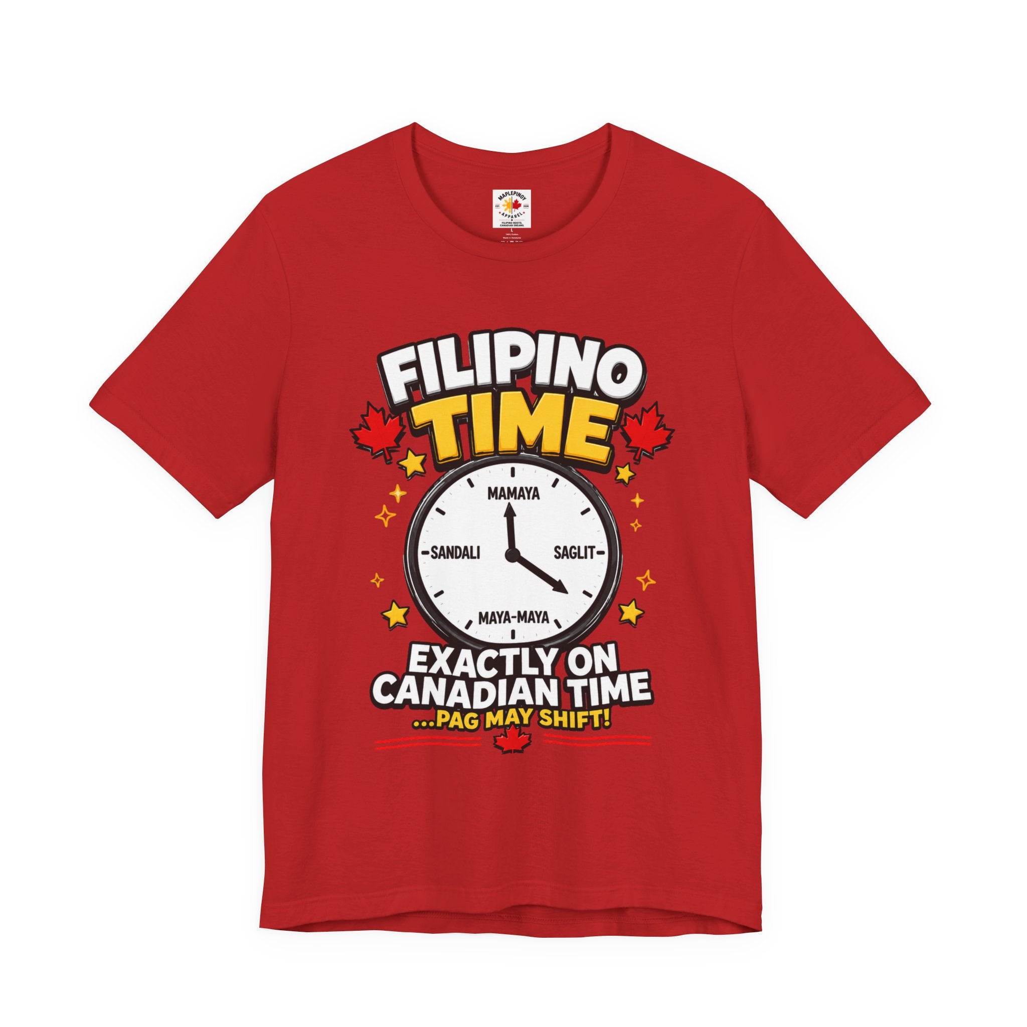Filipino Time — Funny Pinoy Canadian Clock Tee