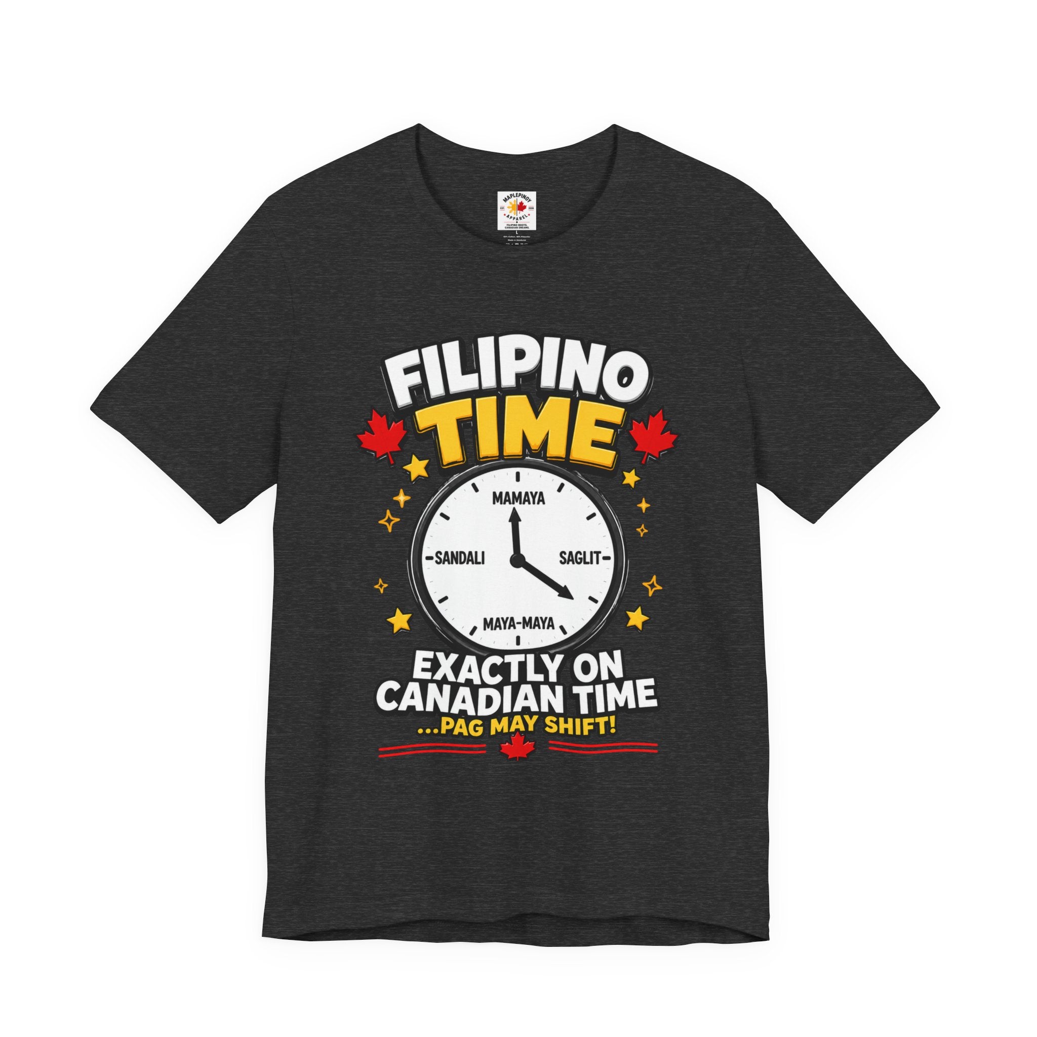 Filipino Time — Funny Pinoy Canadian Clock Tee