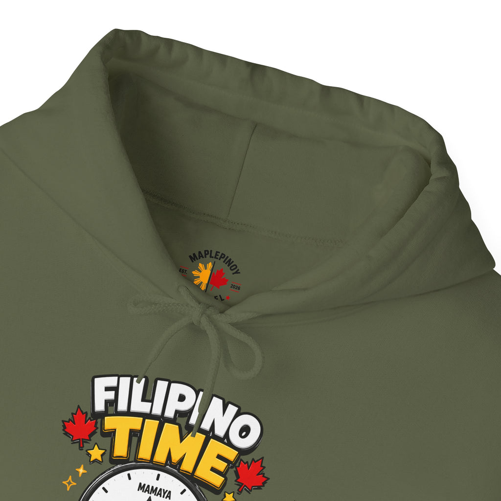 Filipino Time — Funny Pinoy Canadian Graphic Hoodie
