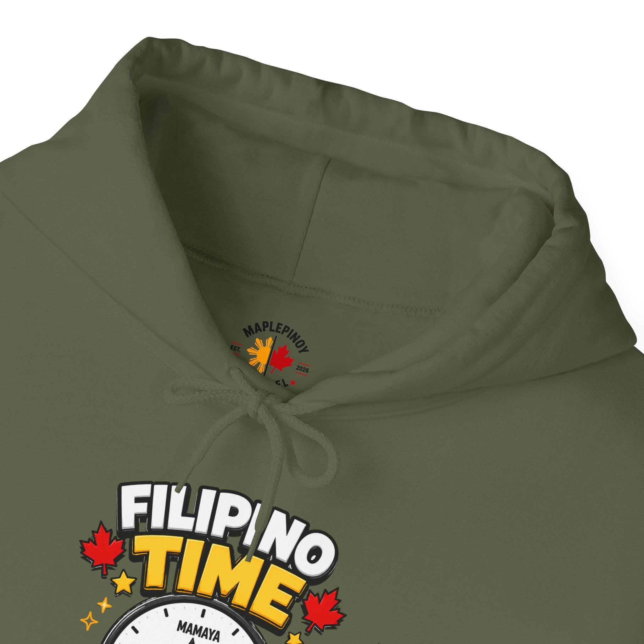 Filipino Time — Funny Pinoy Canadian Graphic Hoodie