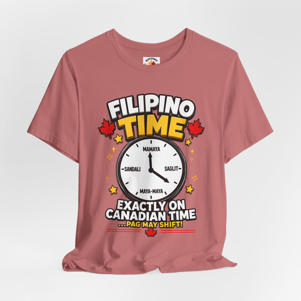 Filipino Time — Funny Pinoy Canadian Clock Tee