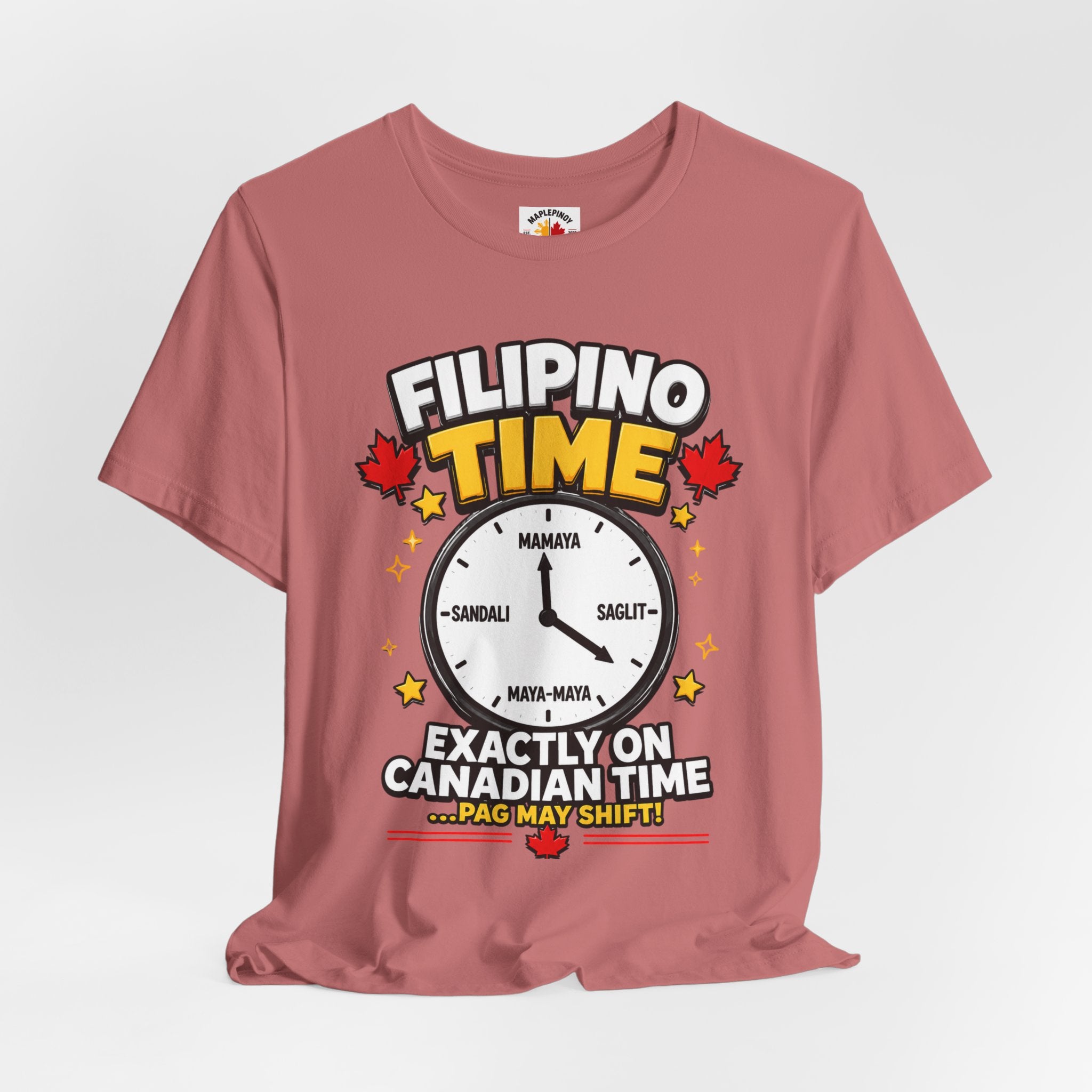Filipino Time — Funny Pinoy Canadian Clock Tee