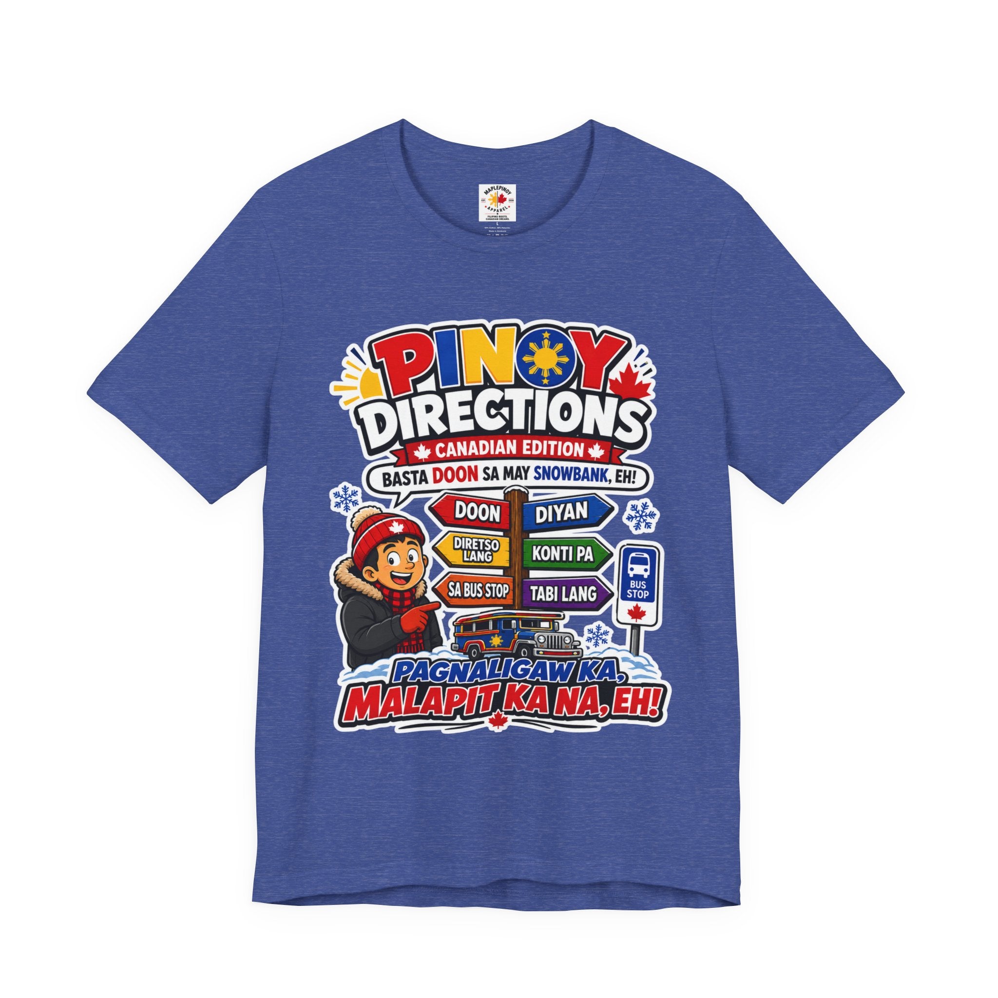 Pinoy Directions: Canadian Edition — Funny Filipino Tee