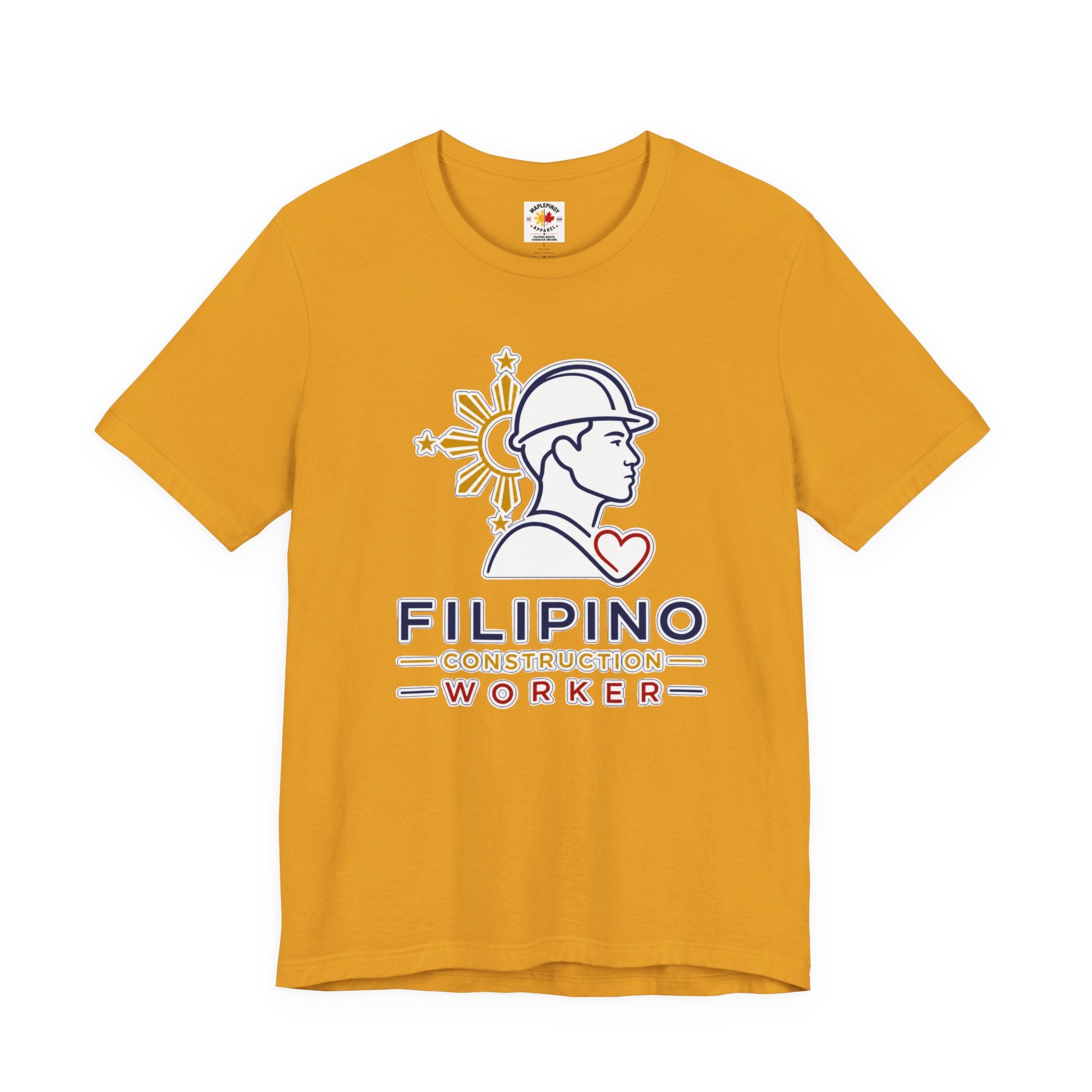 Kayod Para sa Pamilya — Filipino Construction Worker Pride Tee