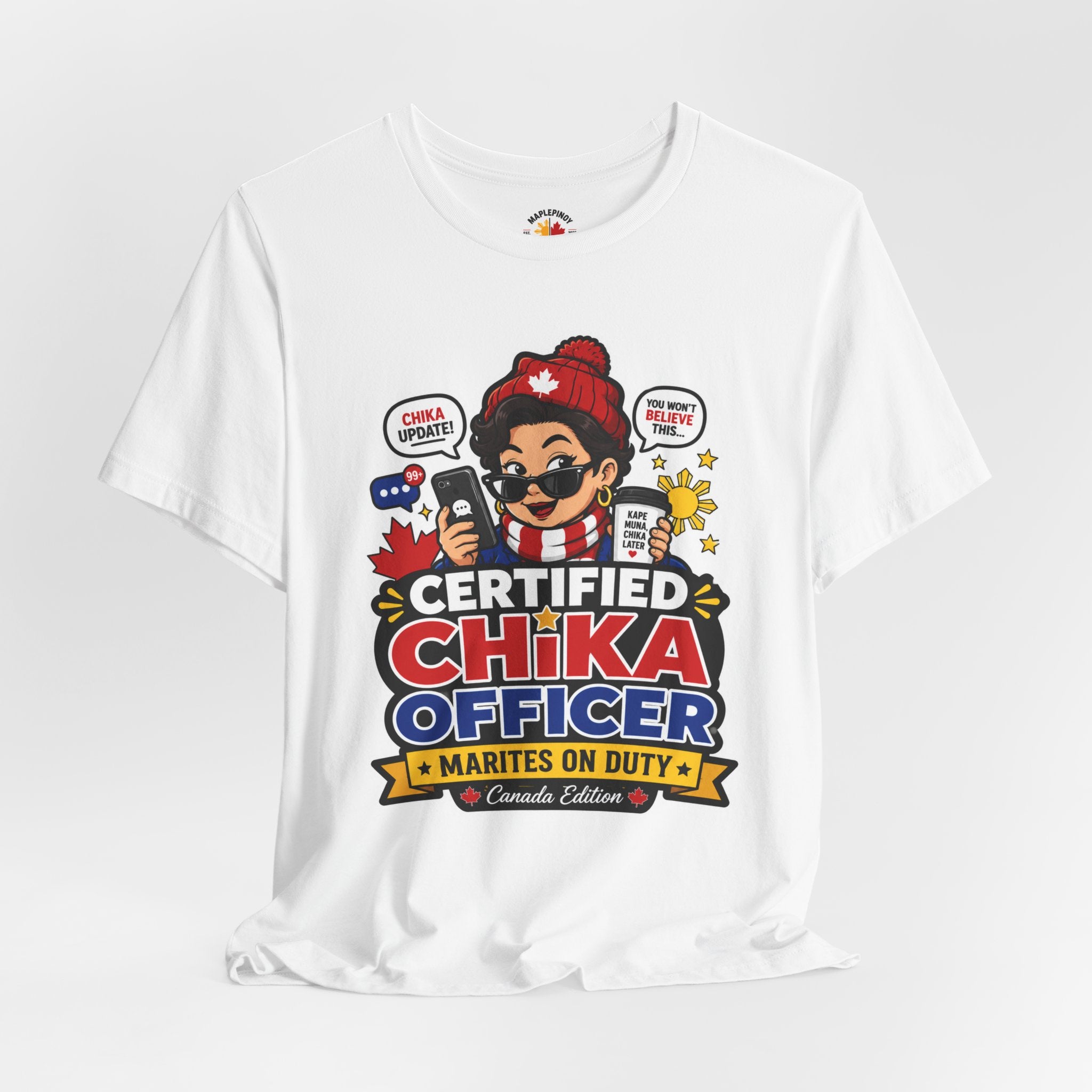 Certified Chika Officer — Funny Filipino Pride Tee
