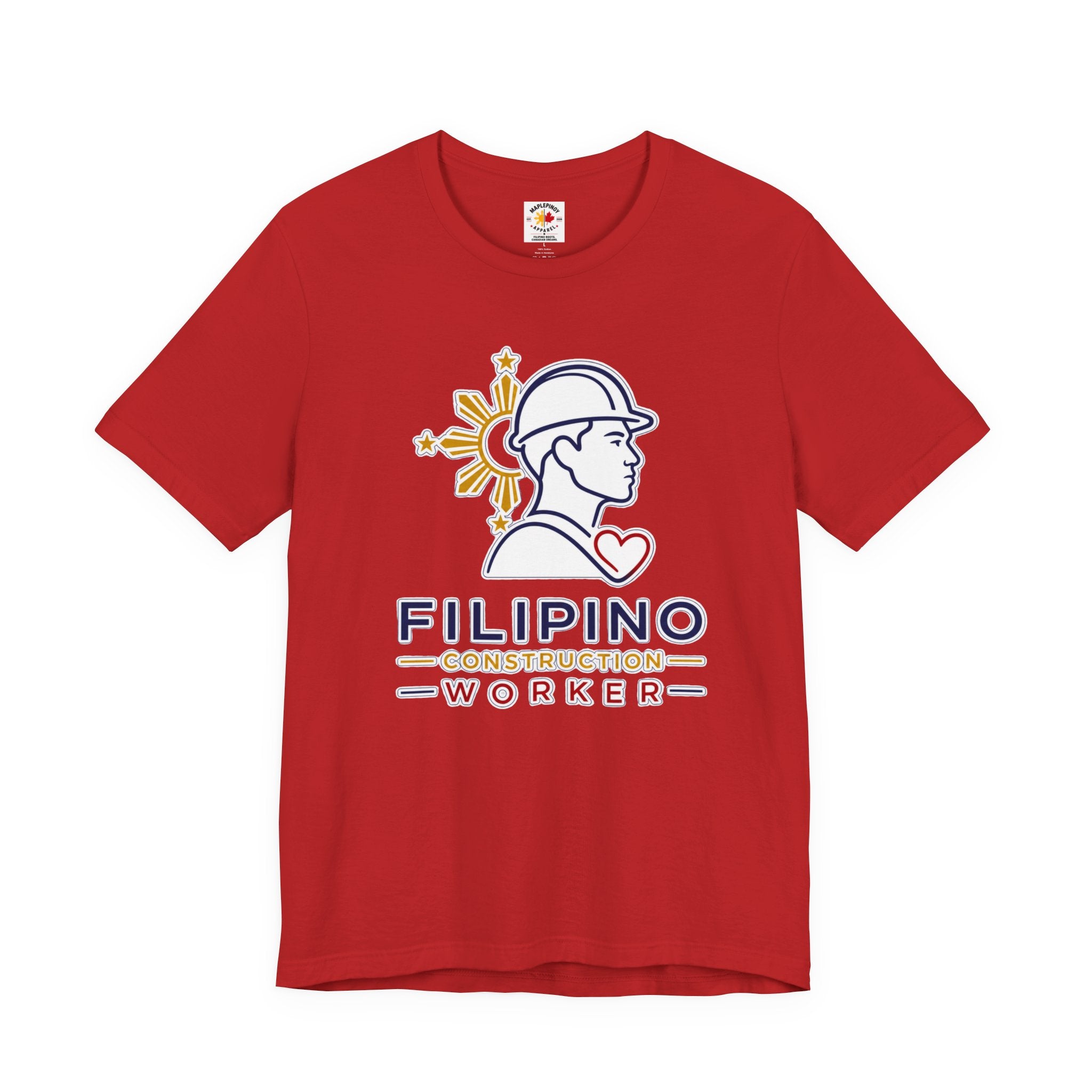 Kayod Para sa Pamilya — Filipino Construction Worker Pride Tee