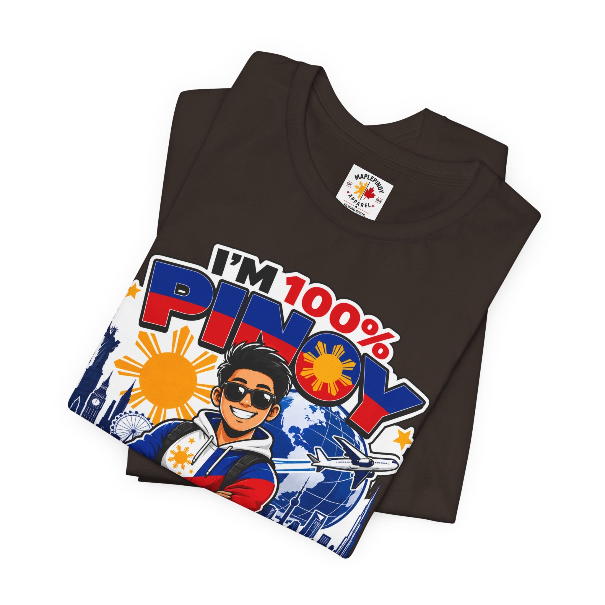 100% Pinoy, Living Abroad — Filipino Pride Tee