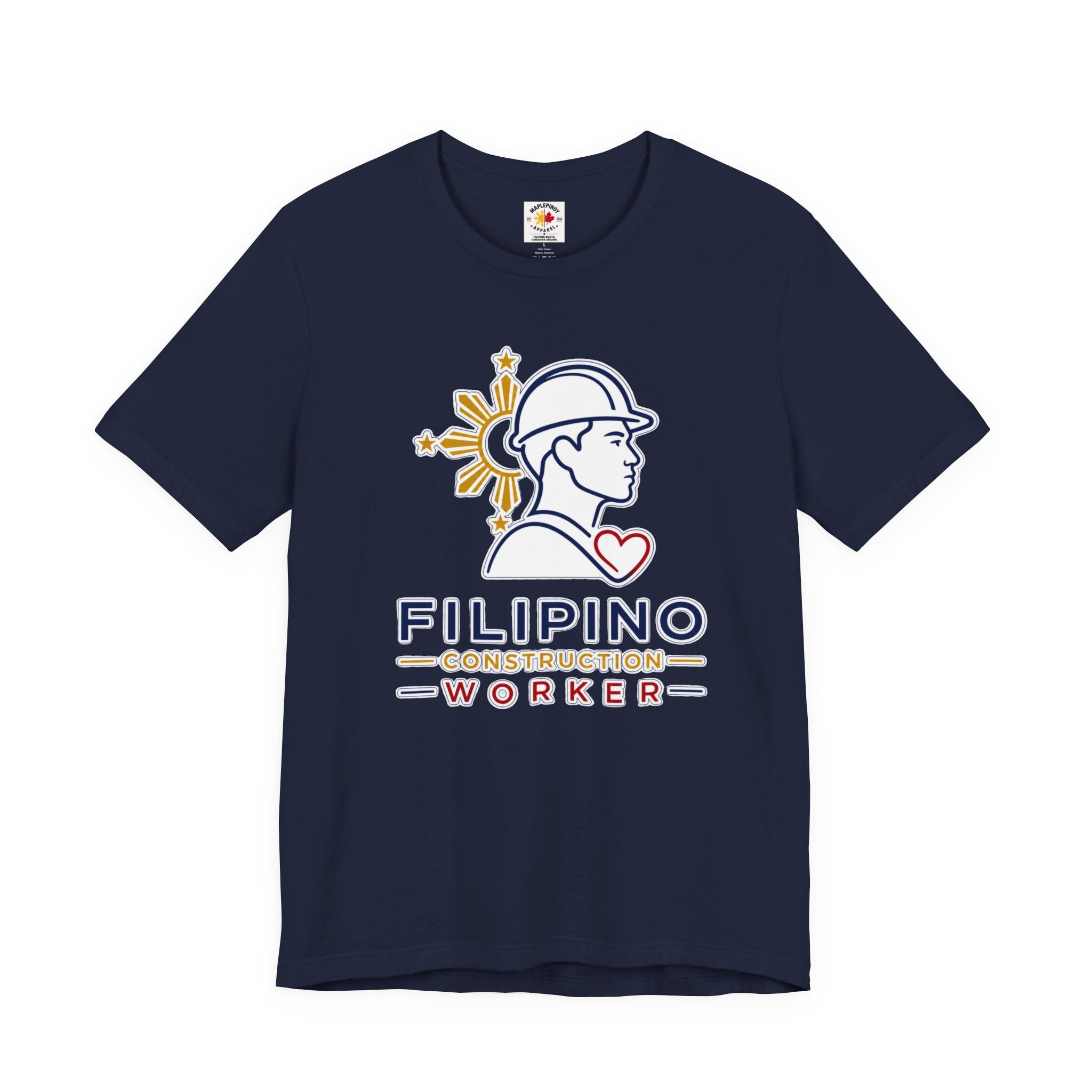 Kayod Para sa Pamilya — Filipino Construction Worker Pride Tee