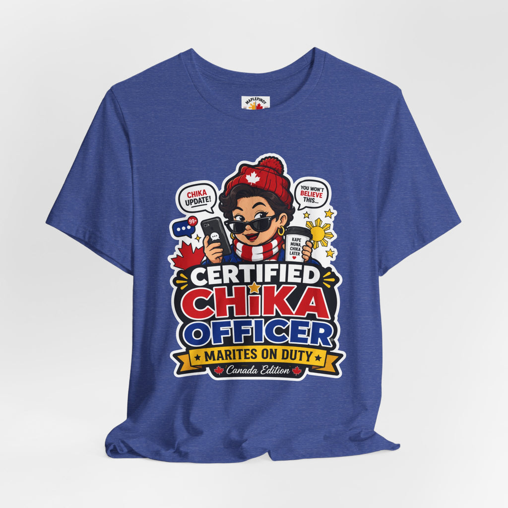 Certified Chika Officer — Funny Filipino Pride Tee