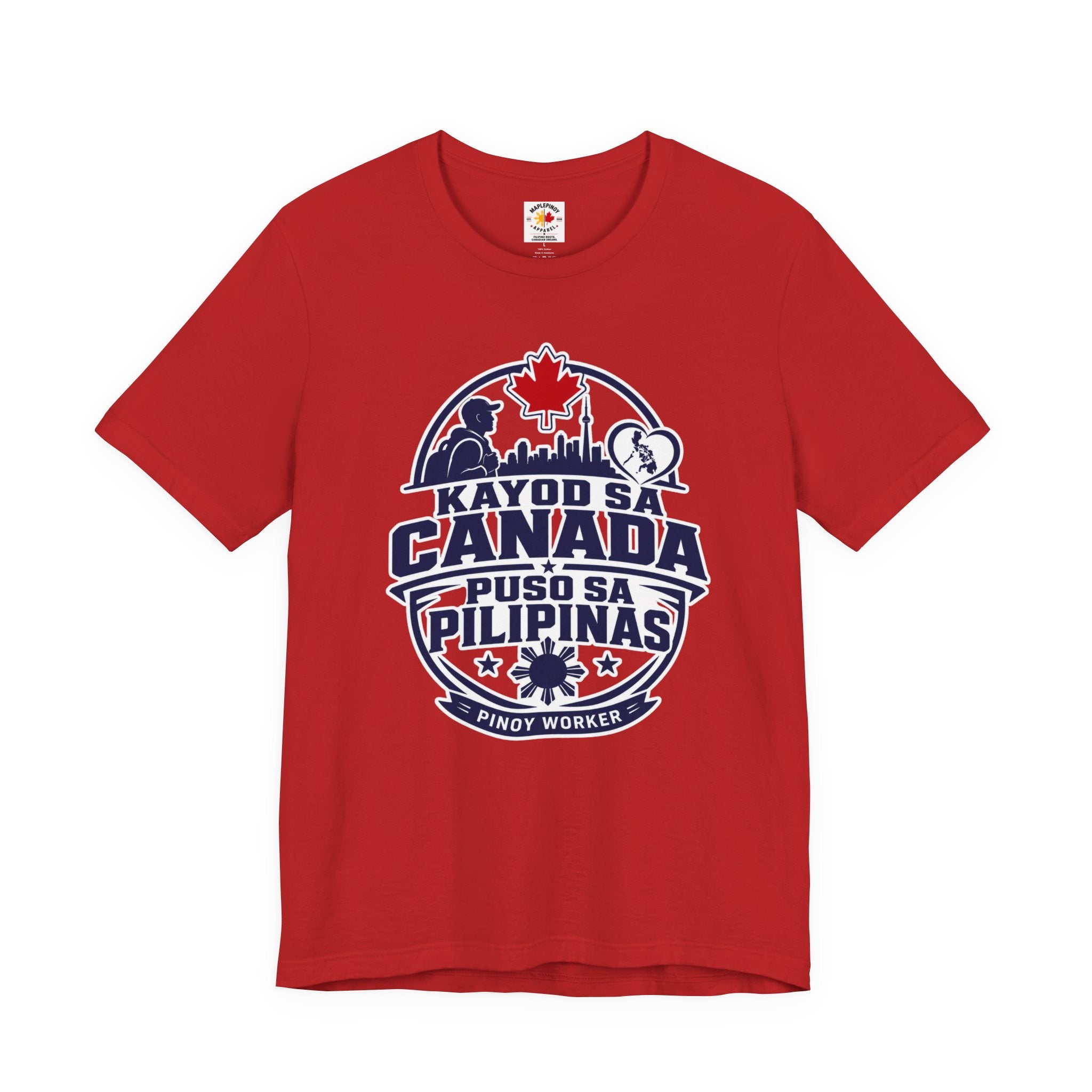 Kayod sa Canada, Puso sa Pilipinas — Filipino OFW Tee