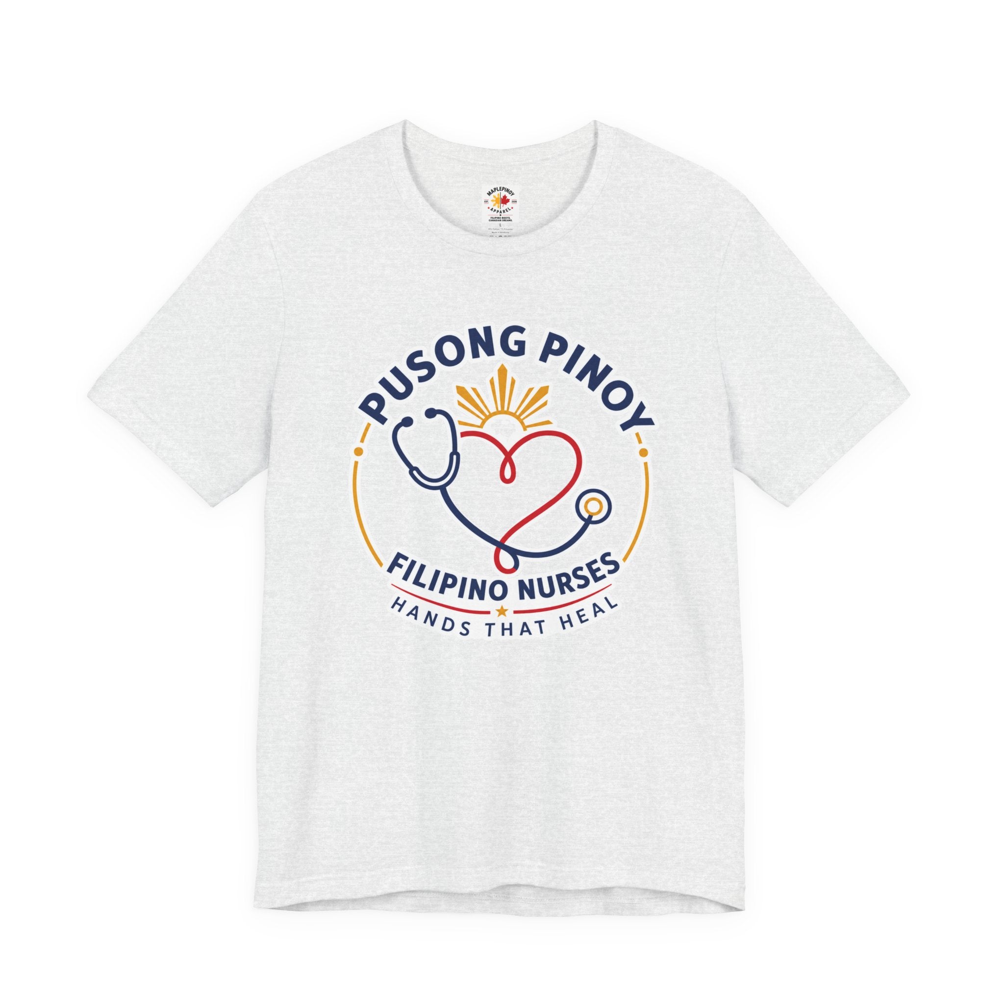 Pusong Pinoy, Hands That Heal — Filipino Nurse Pride Shirt