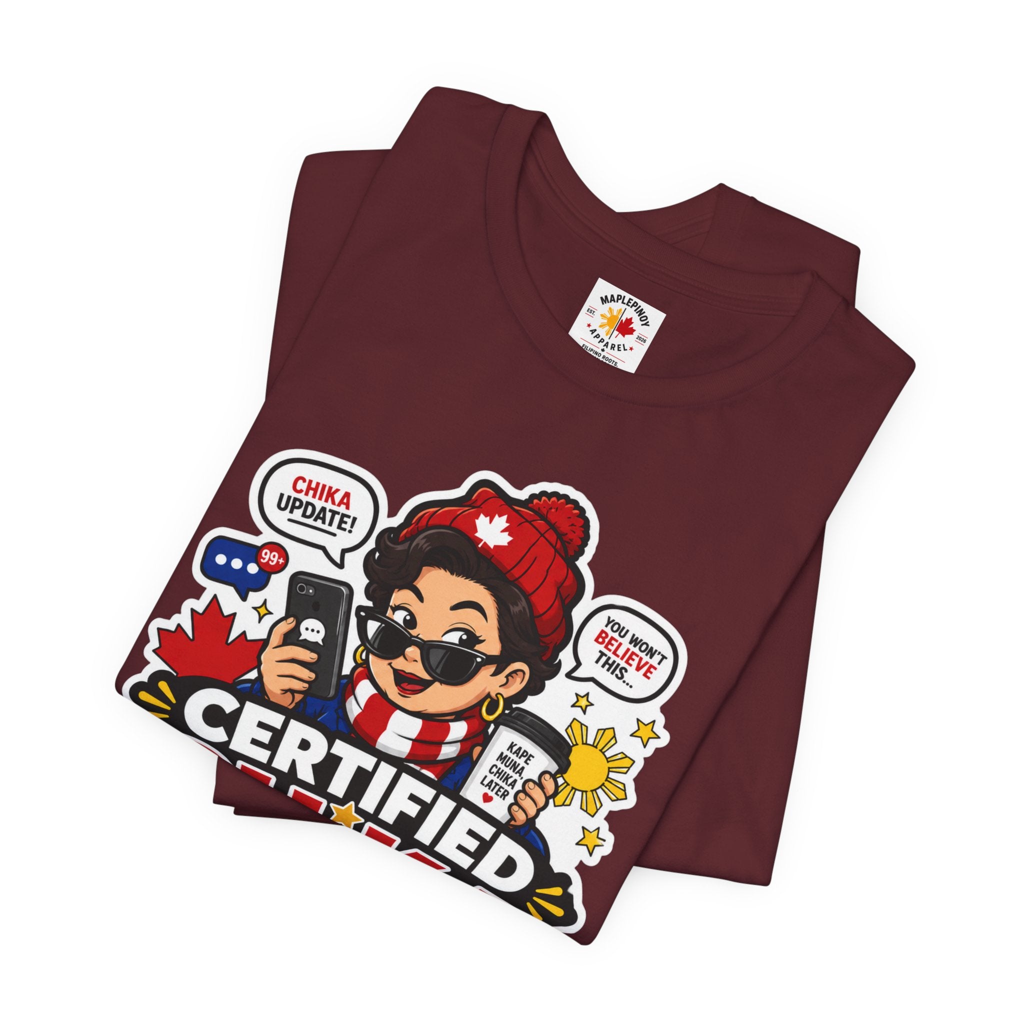 Certified Chika Officer — Funny Filipino Pride Tee