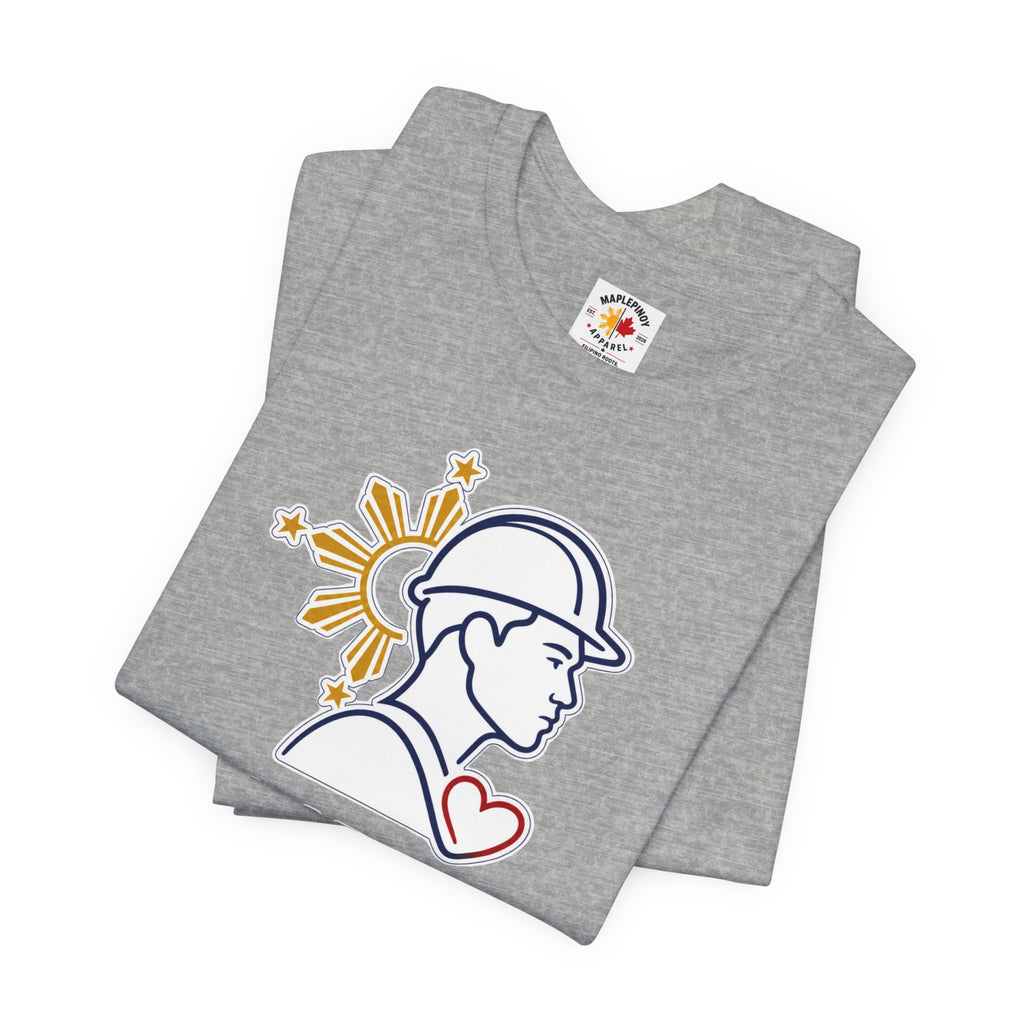 Kayod Para sa Pamilya — Filipino Construction Worker Pride Tee