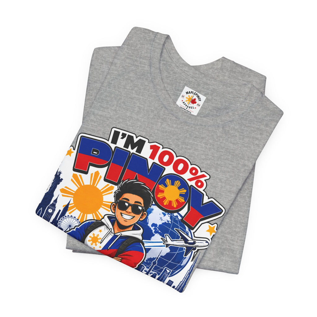 100% Pinoy, Living Abroad — Filipino Pride Tee