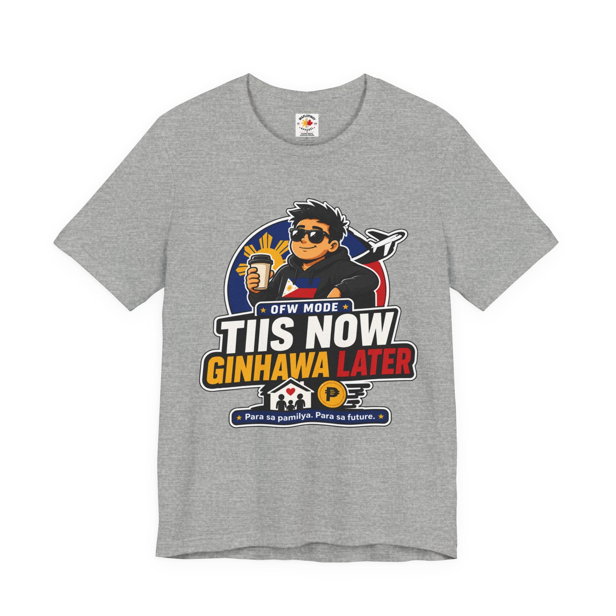 Tiis Now, Ginhawa Later — Filipino OFW Resilience Tee