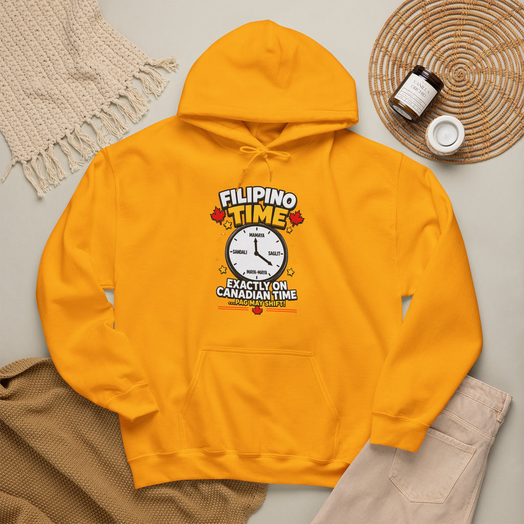 Filipino Time — Funny Pinoy Canadian Graphic Hoodie