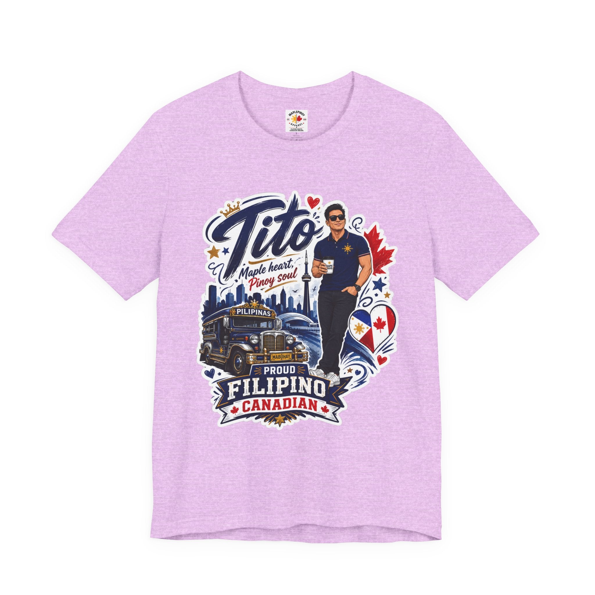 Tito Proud Filipino Canadian T-Shirt – Maple Heart Pinoy Soul Tee