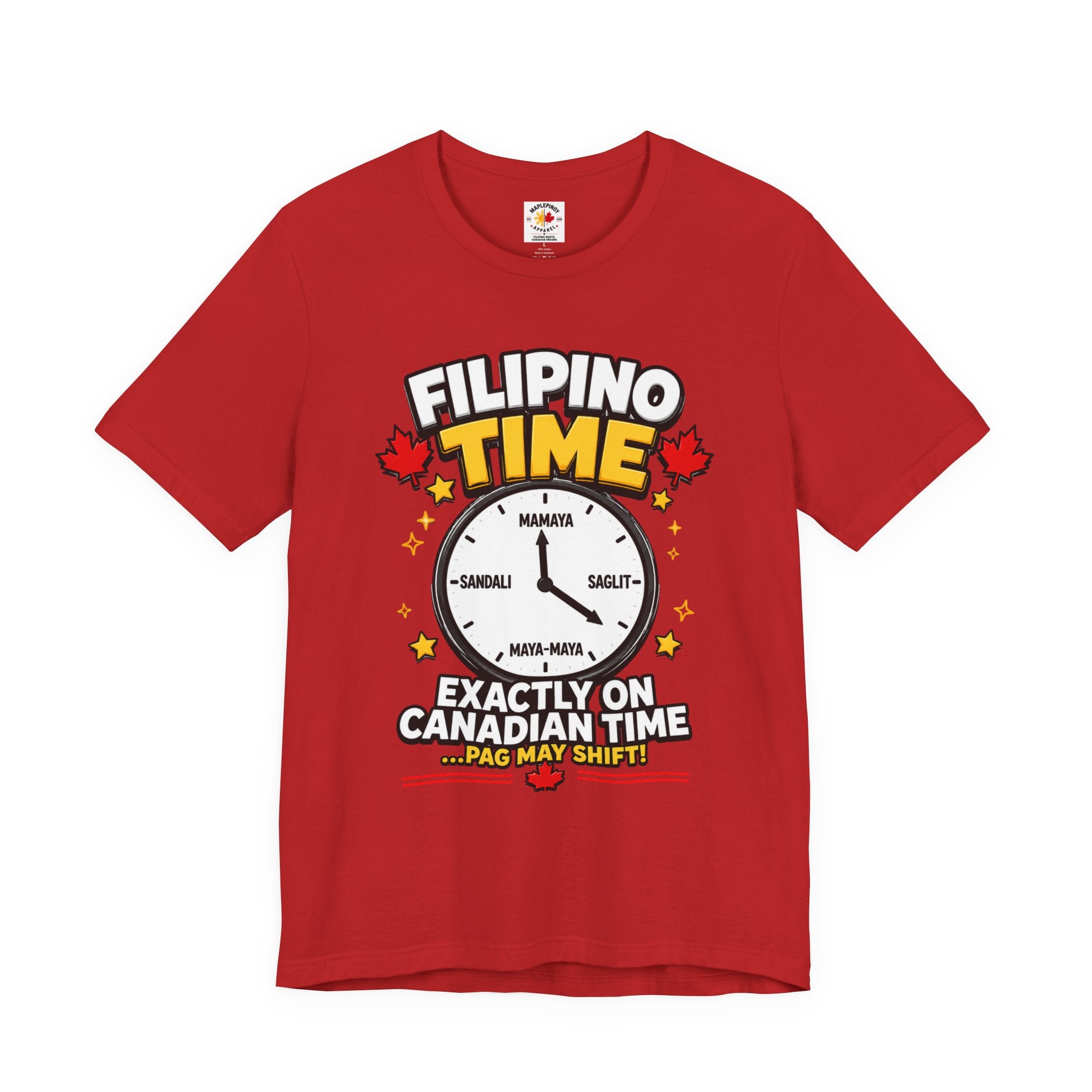 Filipino Time — Funny Pinoy Canadian Clock Tee